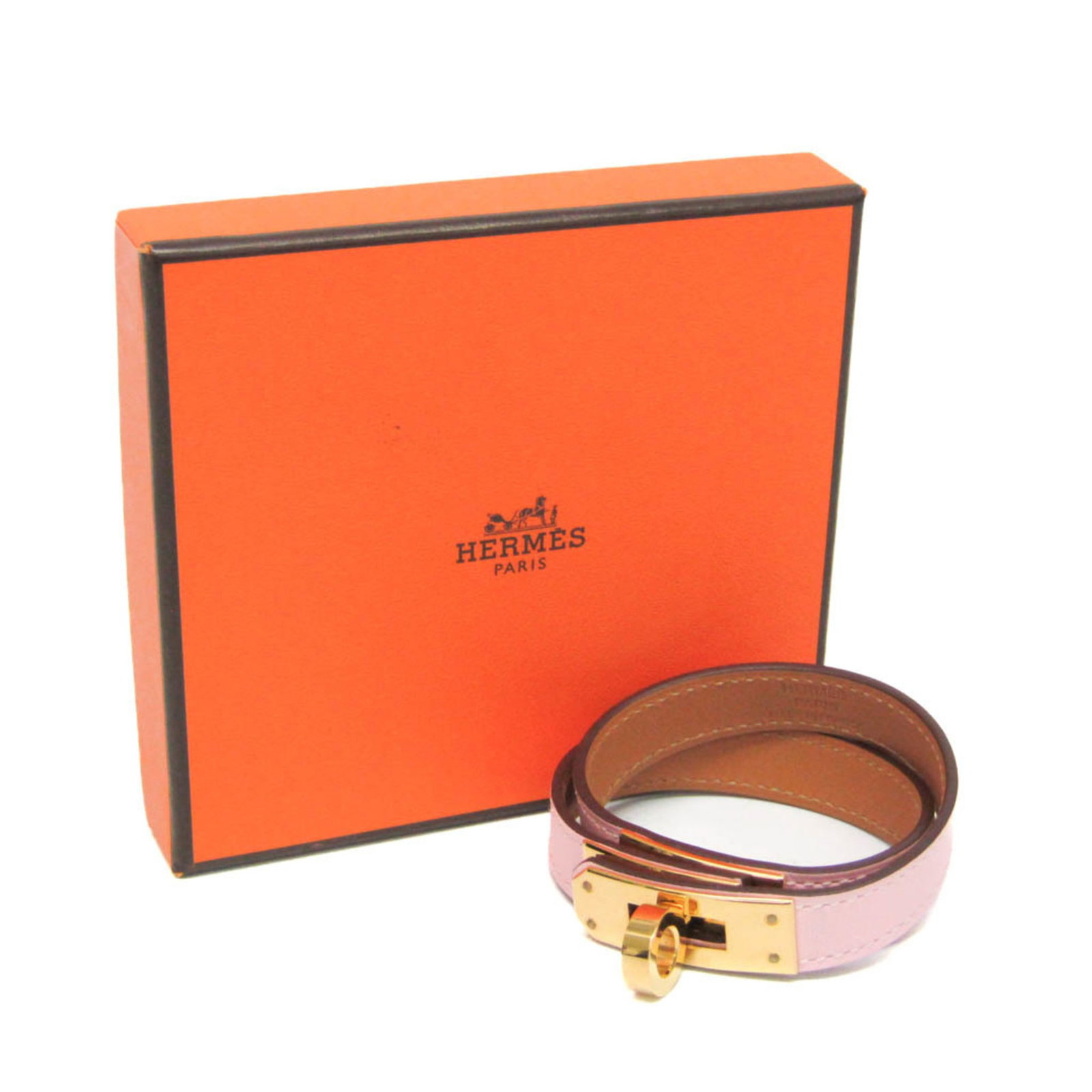 Swift leather bangle Hermes - 2