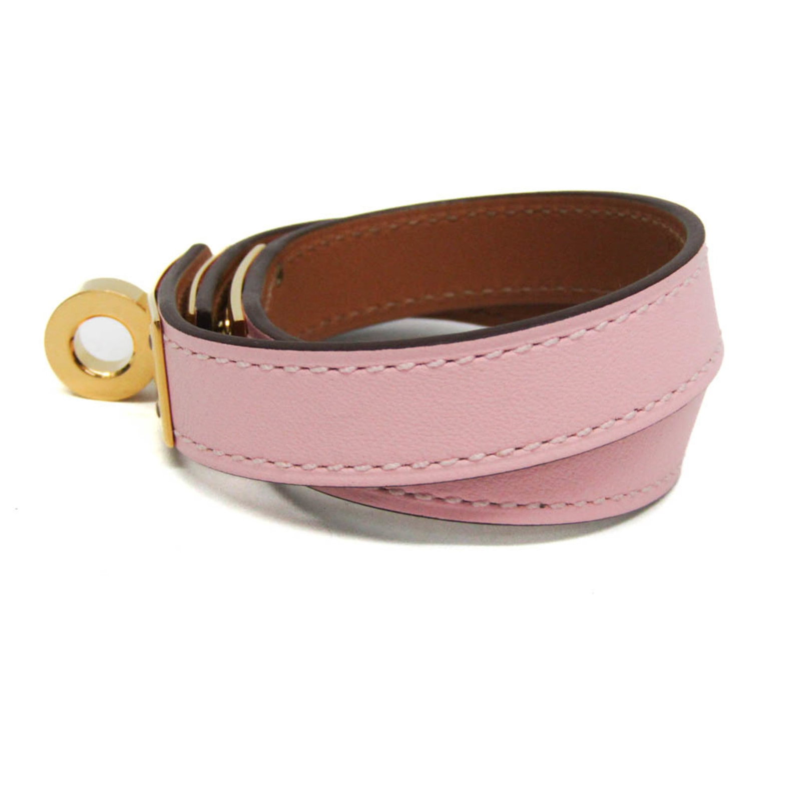 Swift leather bangle Hermes - 5