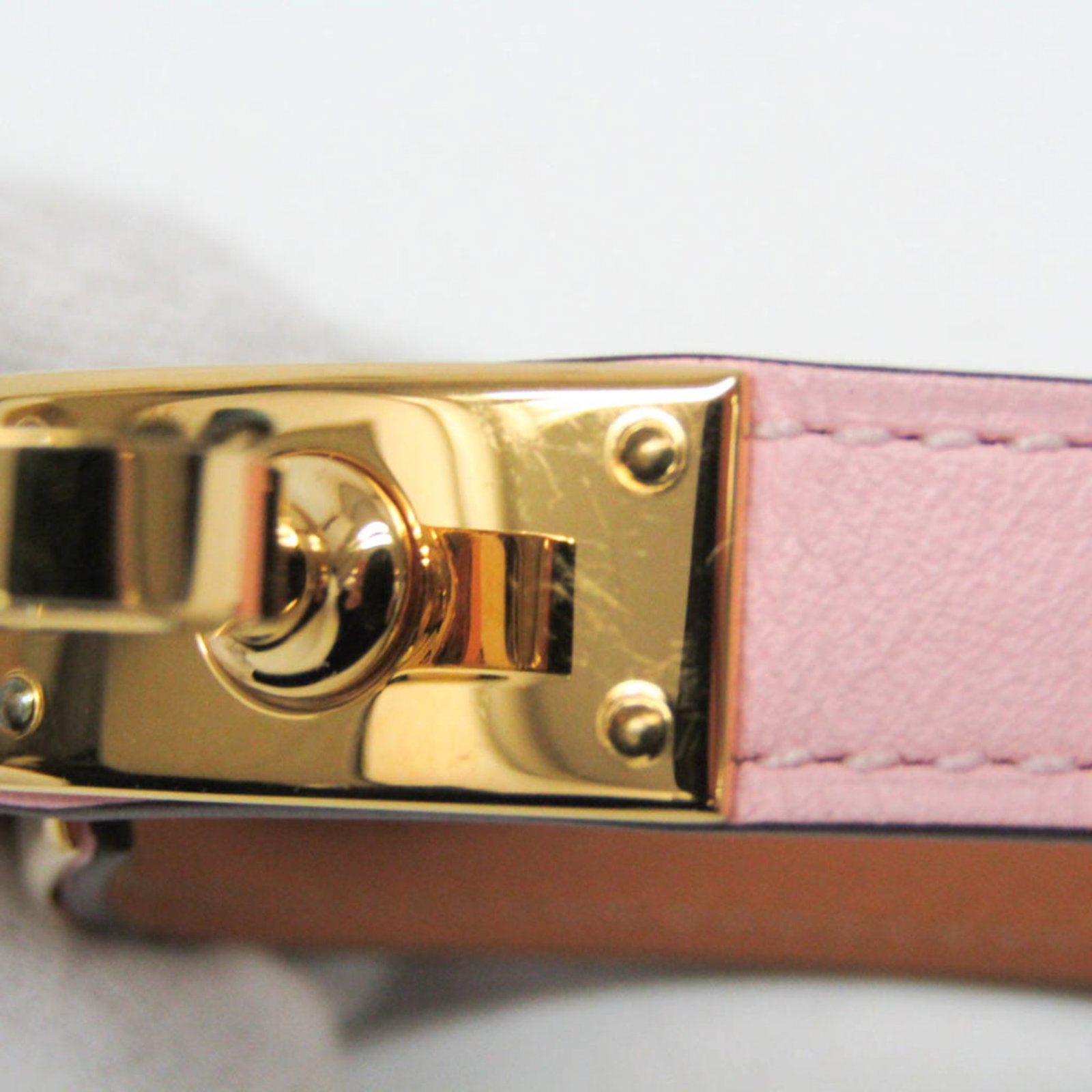 Swift leather bangle Hermes - 7