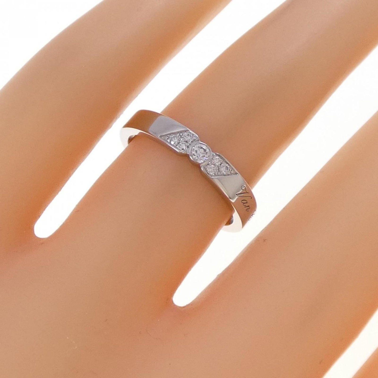 Band platinum ring van cleef arpels - 5