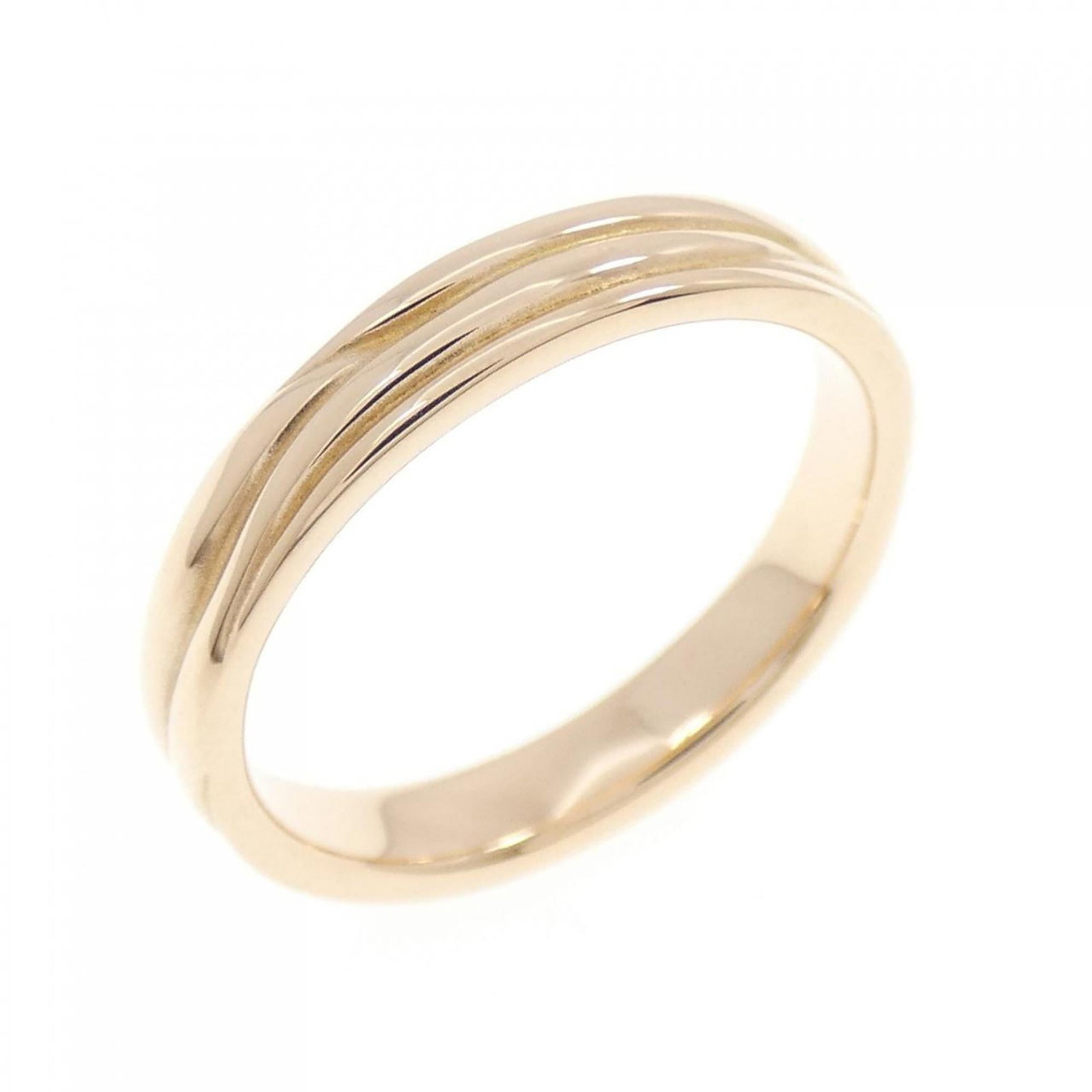 Pink Gold Band Ring Louis Vuitton 18K: Pink Gold Band Ring Louis Vuitton 18K Pink Gold Band Ring Louis Vuitton 18K features an 18k pink gold band with a subtle width of 3.2mm, adding a touch of elegance to any outfit. The ring's condition