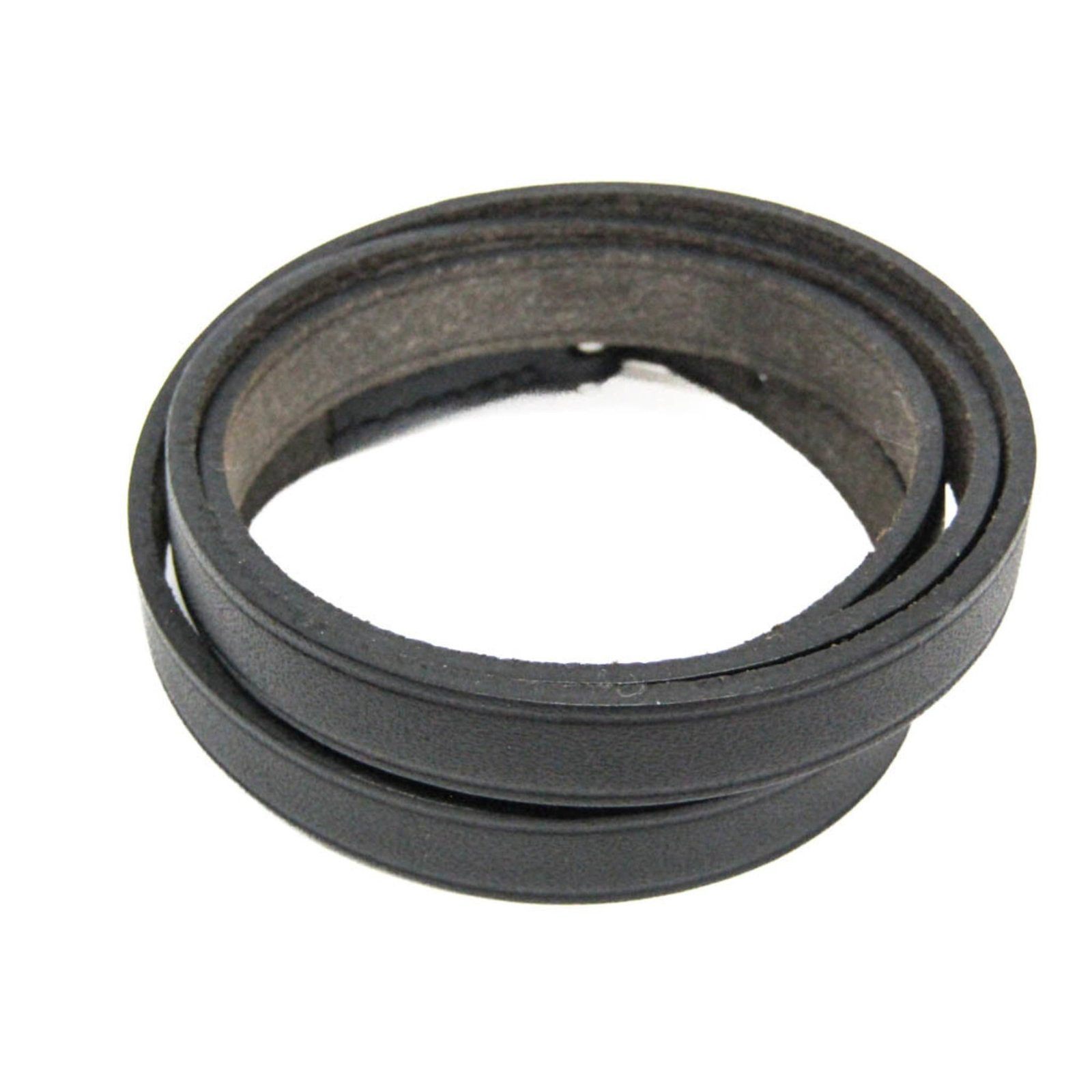 Metal leather bangle Hermes - 3