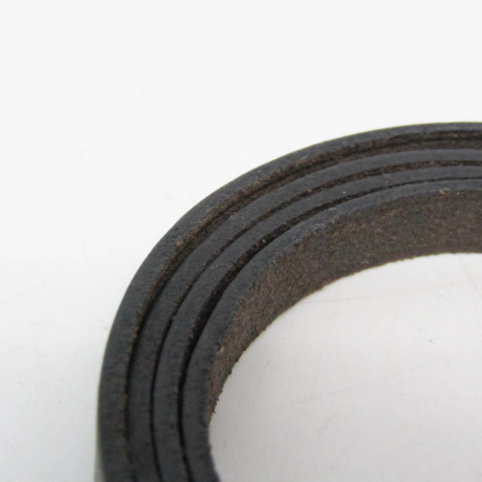 Metal leather bangle Hermes - 7