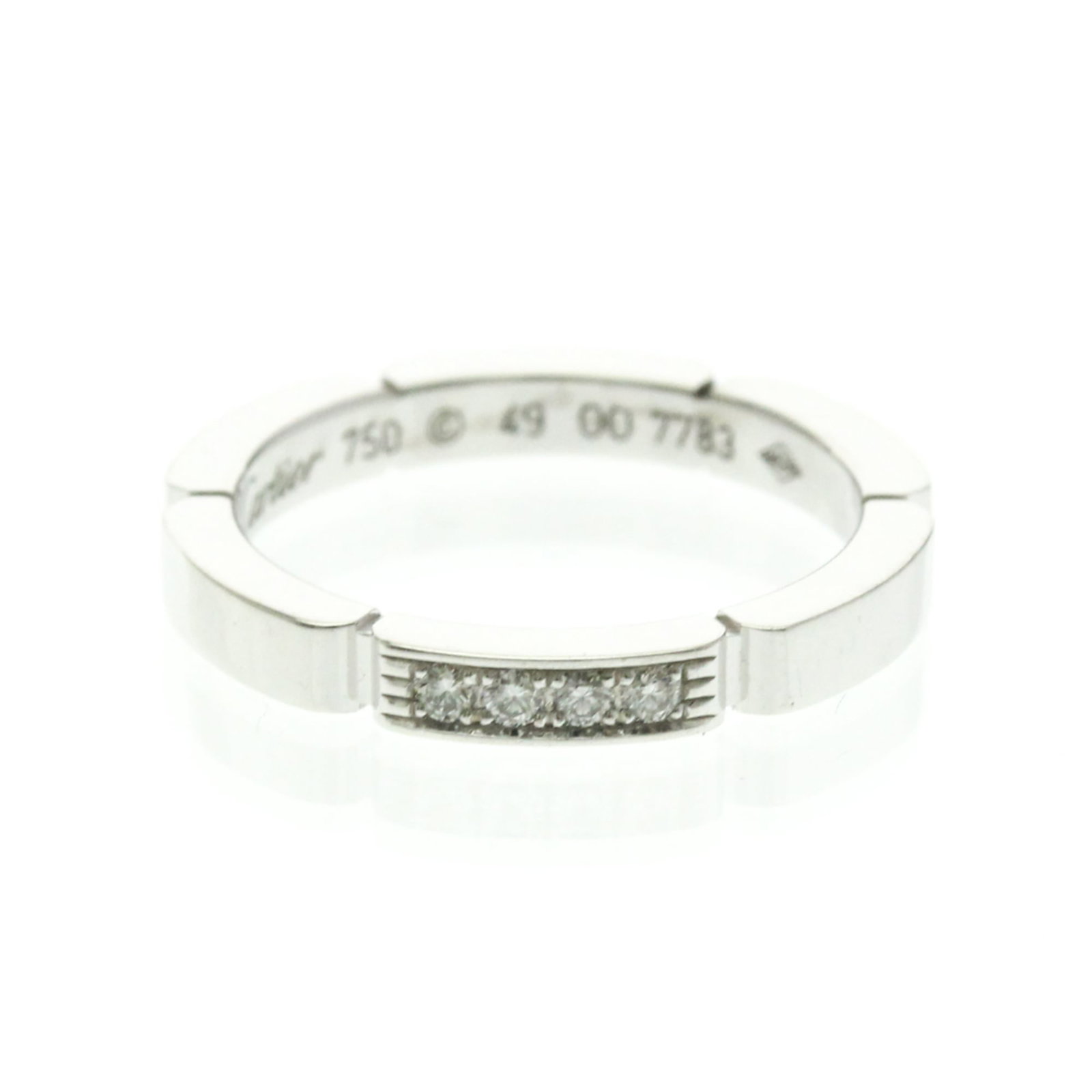 White Gold Cartier Band Ring 18K: White Gold Cartier Band Ring 18K White Gold Cartier Band Ring 18K - A Timeless Fashion Statement. This elegant 18K white gold band ring features a sleek design and diamond accents, adding a touch of s