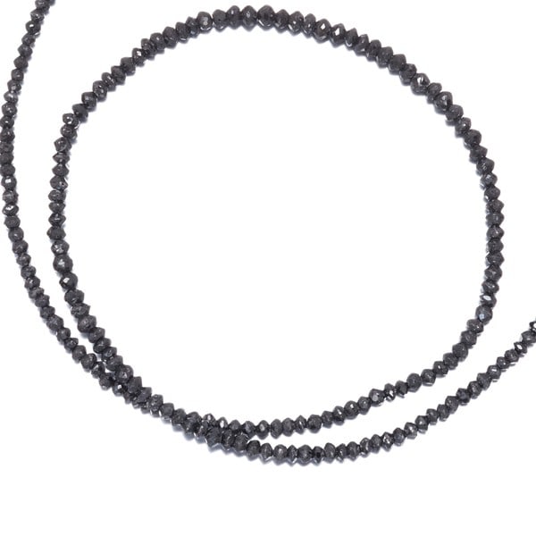 Diamond necklace black gold white 18k (1 of 4)