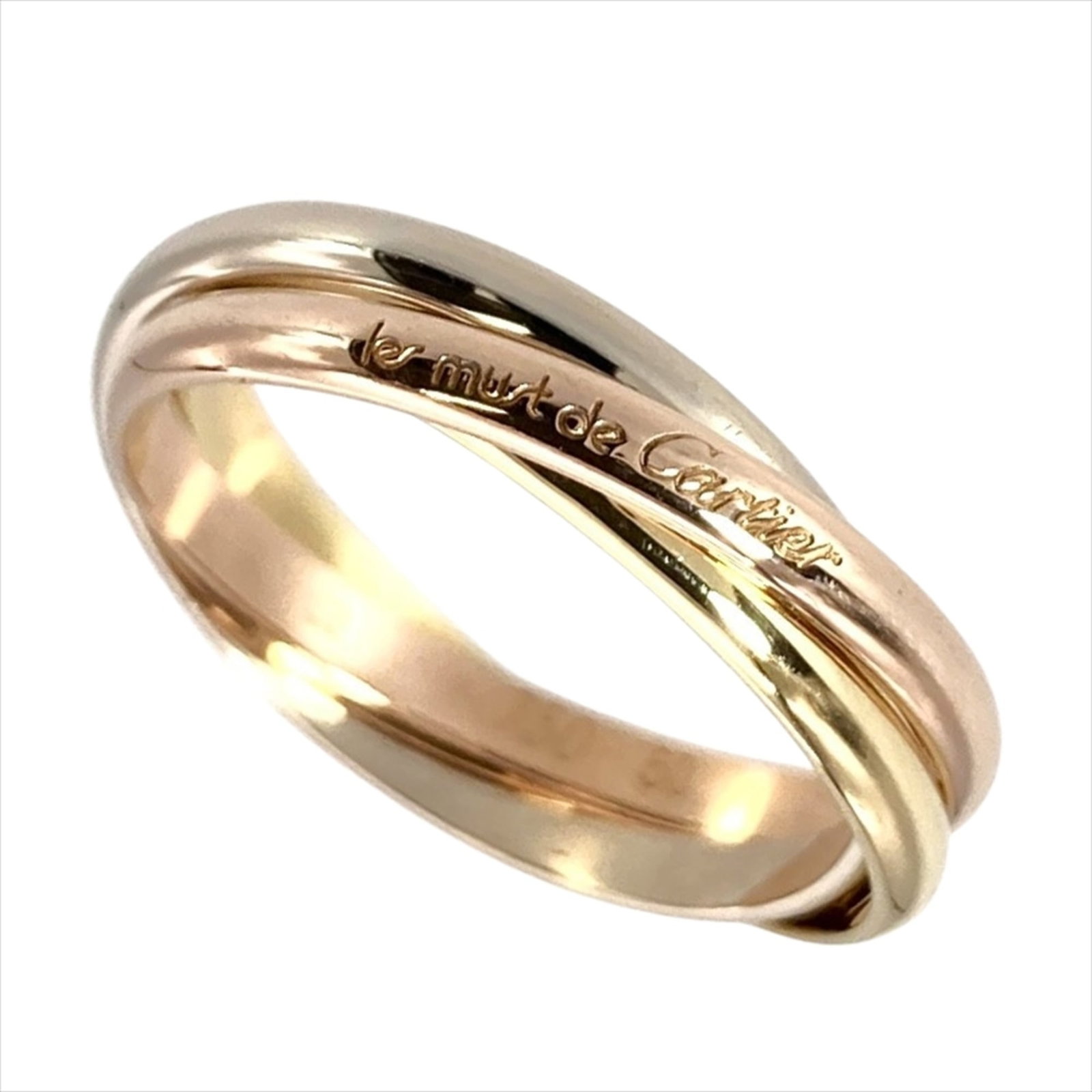 Yellow Gold Ring 18K Cartier: Yellow Gold Ring 18K Cartier Yellow Gold Ring 18K Cartier - A 50mm band ring in excellent condition, bearing the signature of its creator. The 18K yellow gold material has developed some traces of