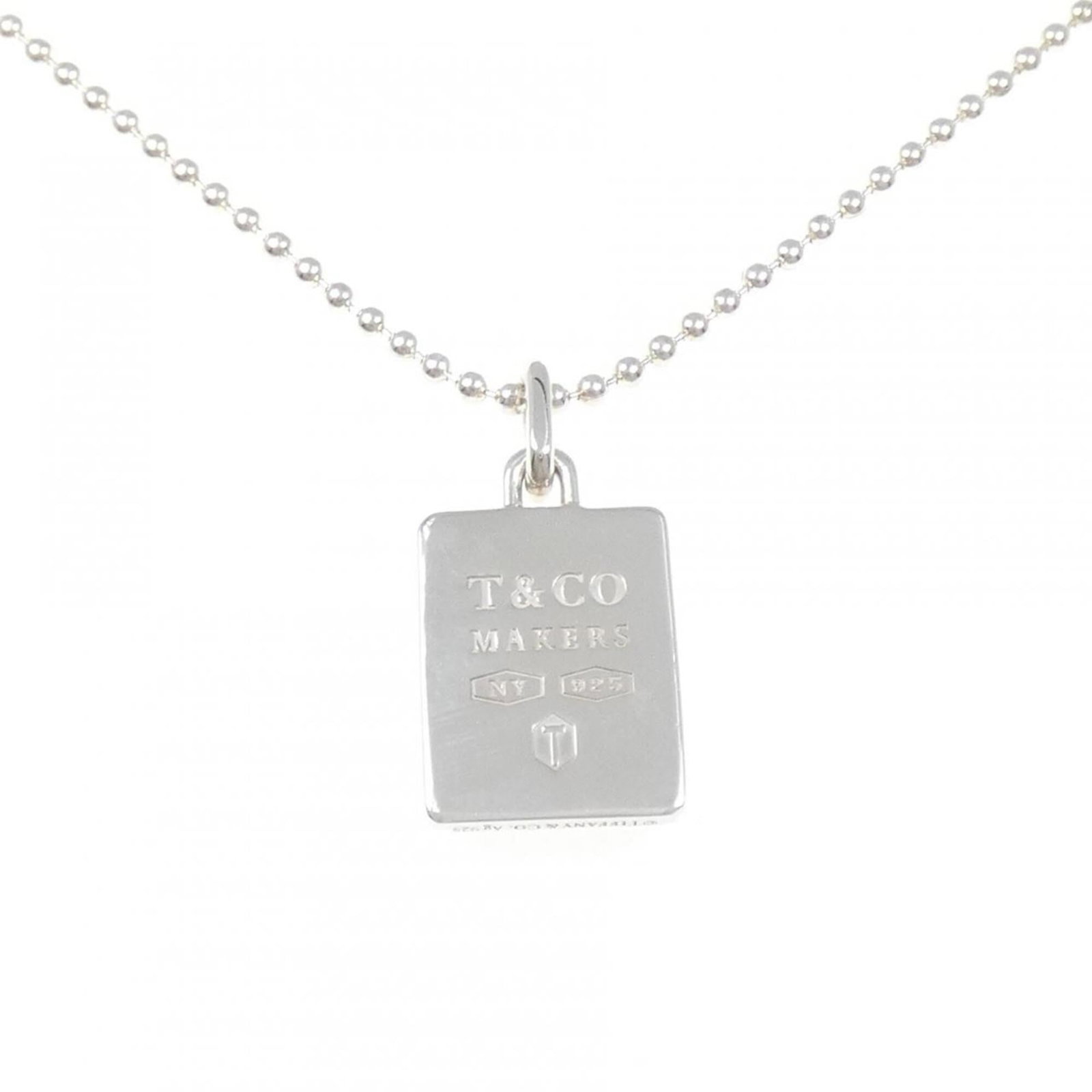 Tiffany 925 Necklace: Tiffany 925 Necklace Item Specifics: Brand: Tiffany Necklace Type: Necklace Pendant Type: Pendant Gender: Women,Men Material: Silver 925 Color: Silver Neck Circumference: 61 cm / 24.01'' Pendant Size: