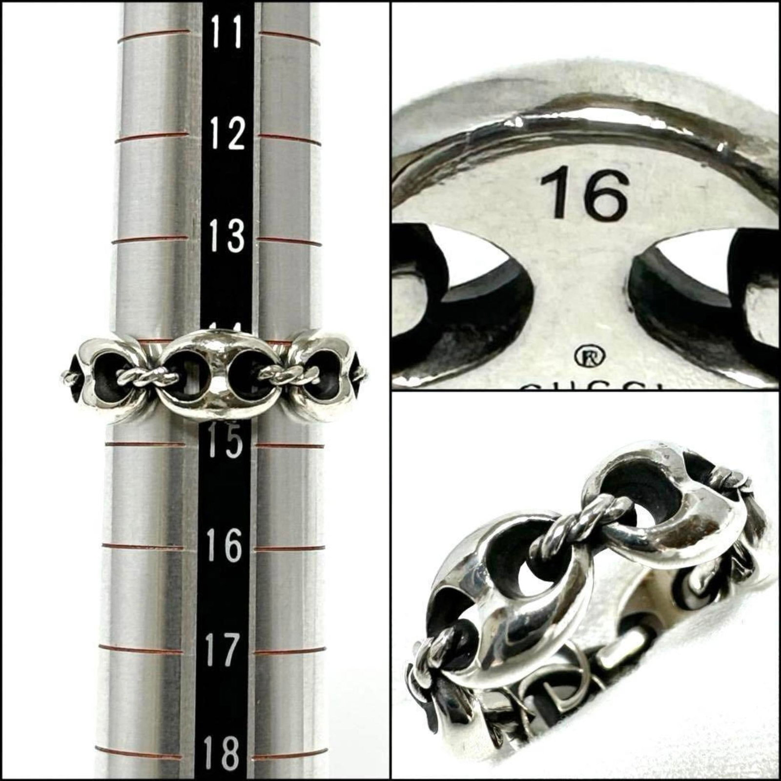 Gucci ring band silver 925 - 9