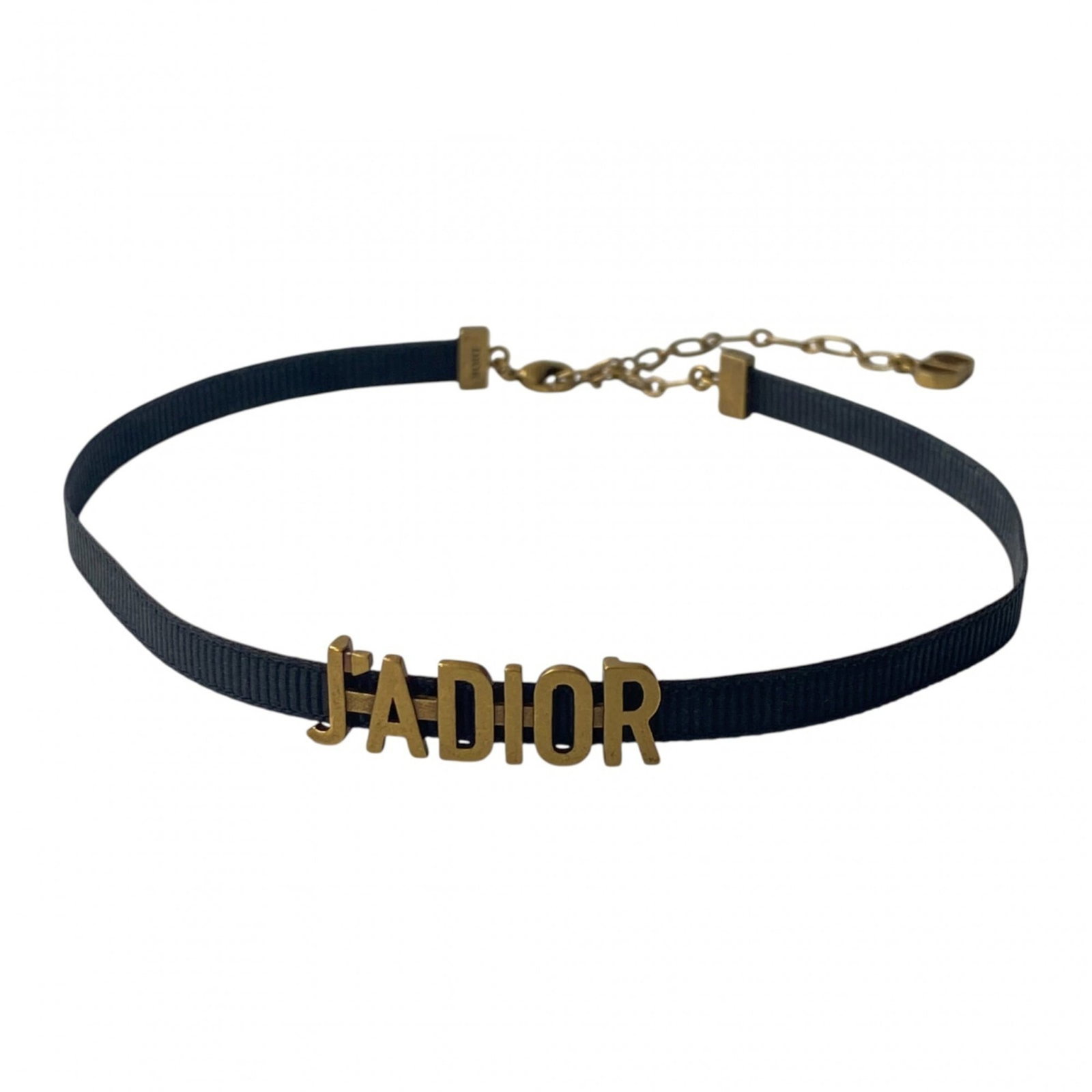 Christian Dior J A Dior Women's Choker Gold Black: Christian Dior J A Dior Women's Choker Gold Black Christian Dior's J A Dior choker necklace boasts sleek, sophisticated design with gold accents against a black backdrop. The 37.5 cm adjustable neck c