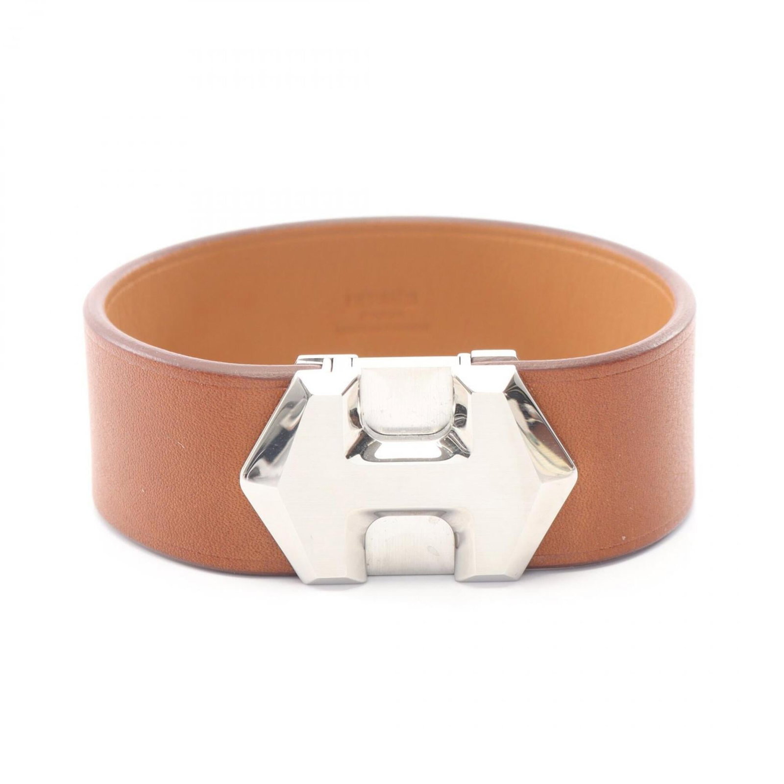 Hermes Bangle Steel Leather Stainless (1 of 7)