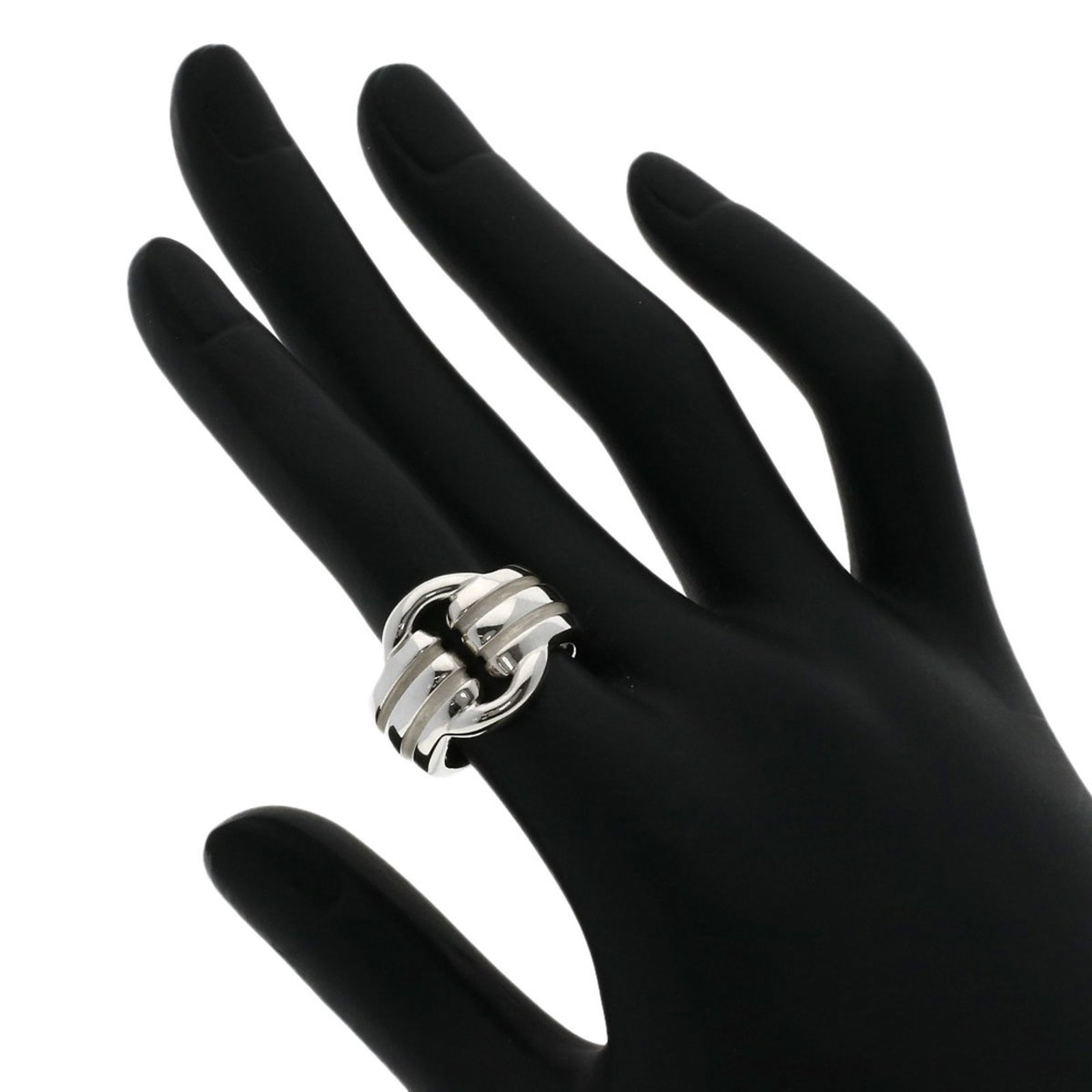 Silver Ring Tiffany Band - 6