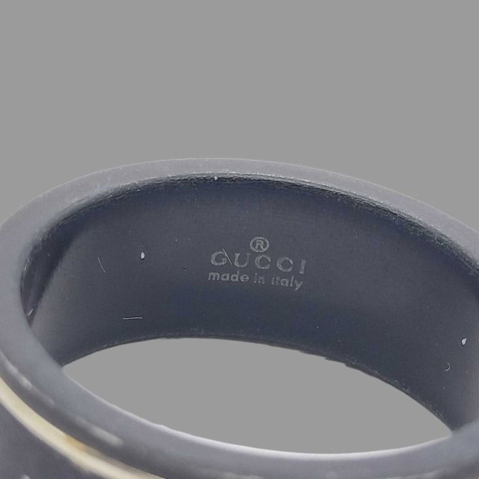 Gucci ceramic band ring - 4