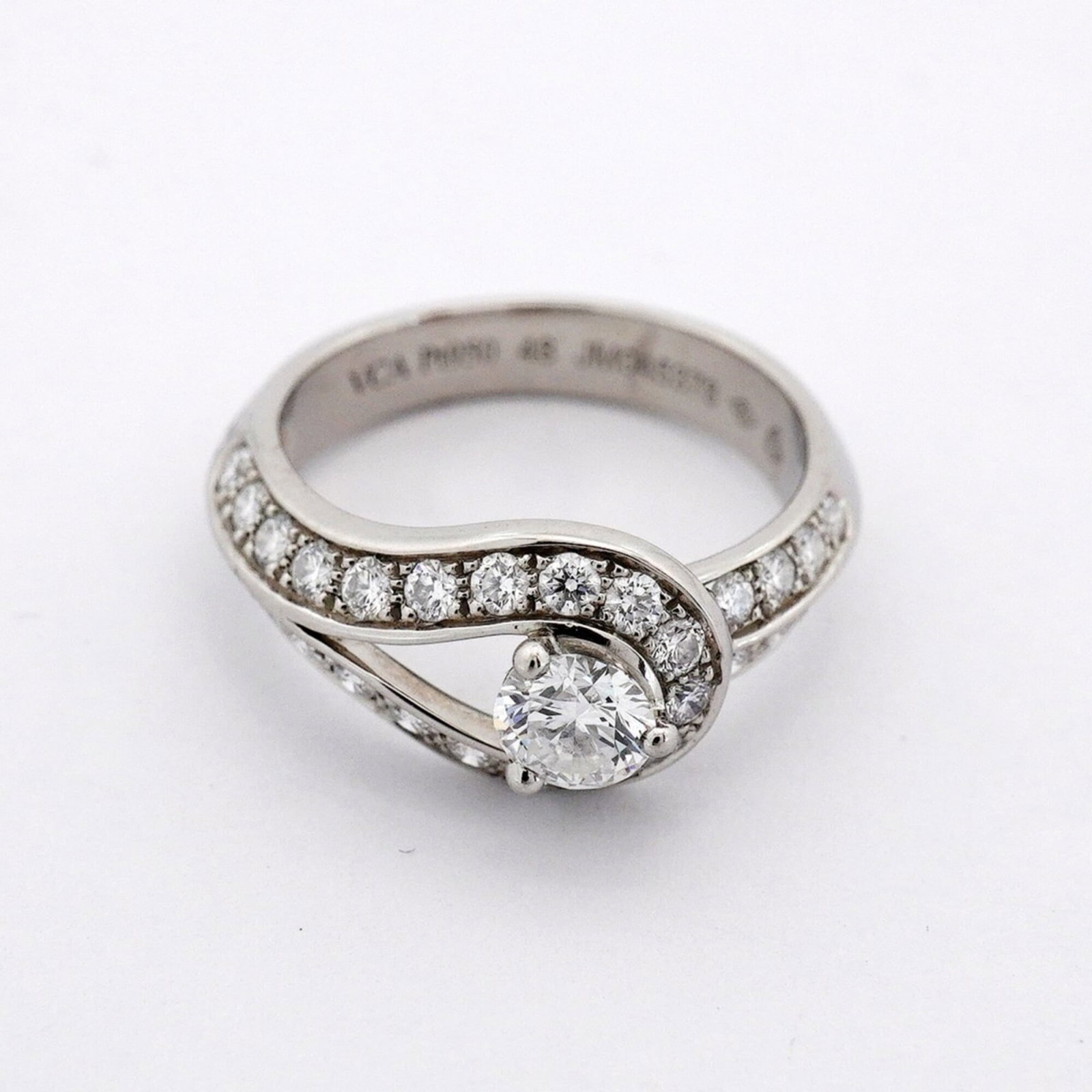 Band platinum ring van cleef arpels - 3