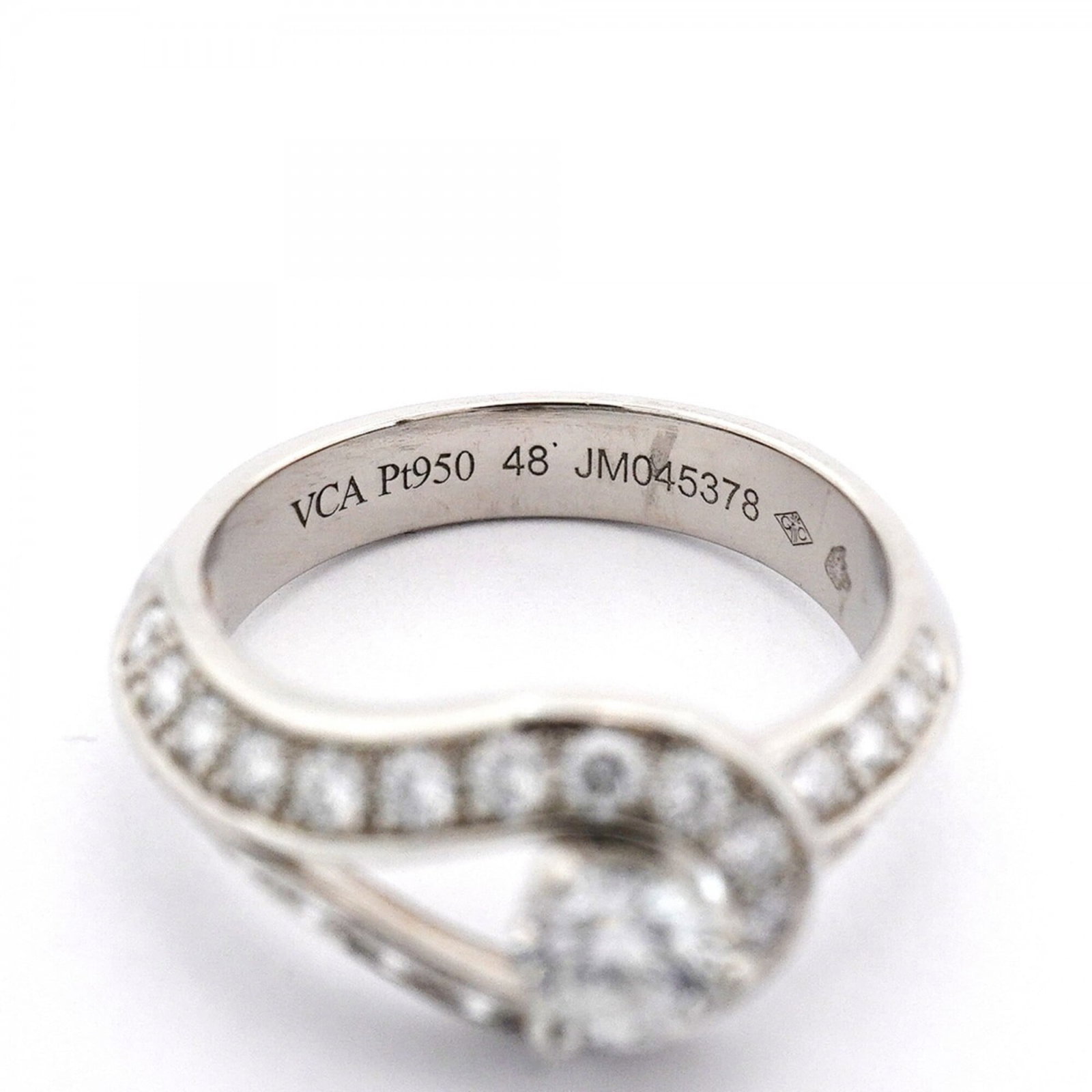 Band platinum ring van cleef arpels - 4