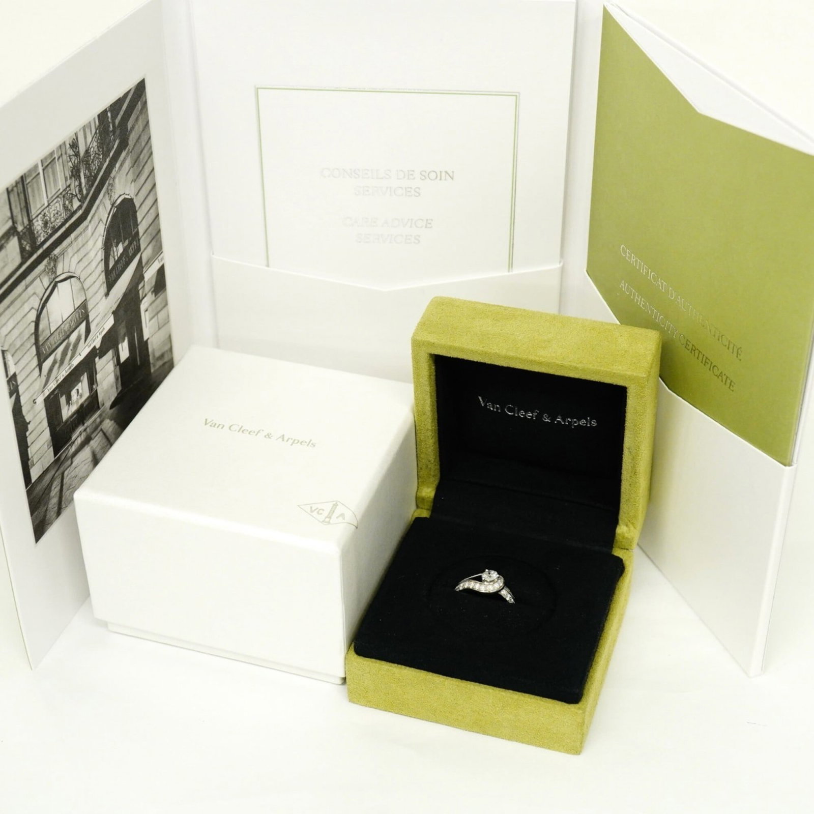 Band platinum ring van cleef arpels - 8