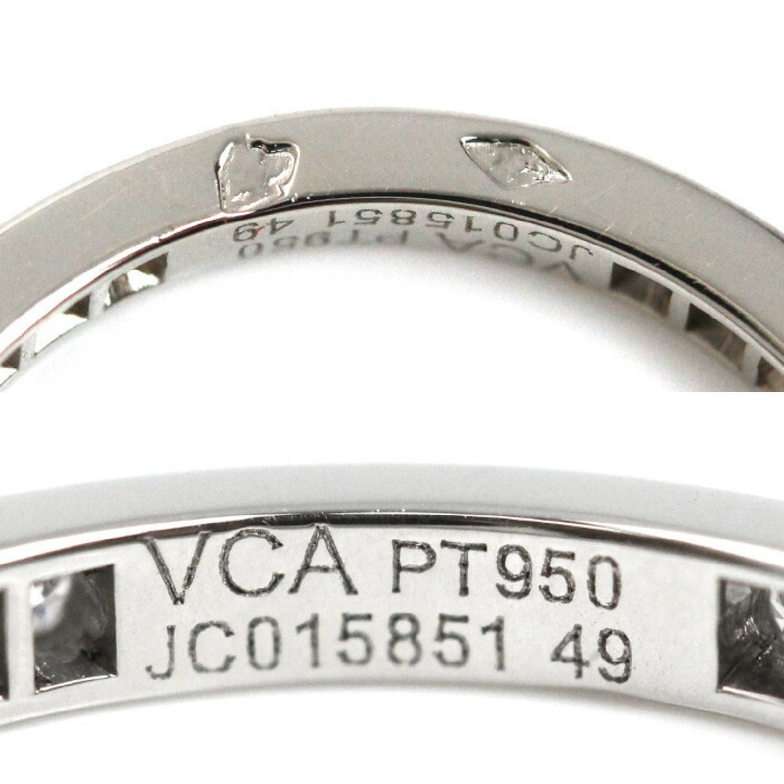 Band platinum ring van cleef arpels - 5