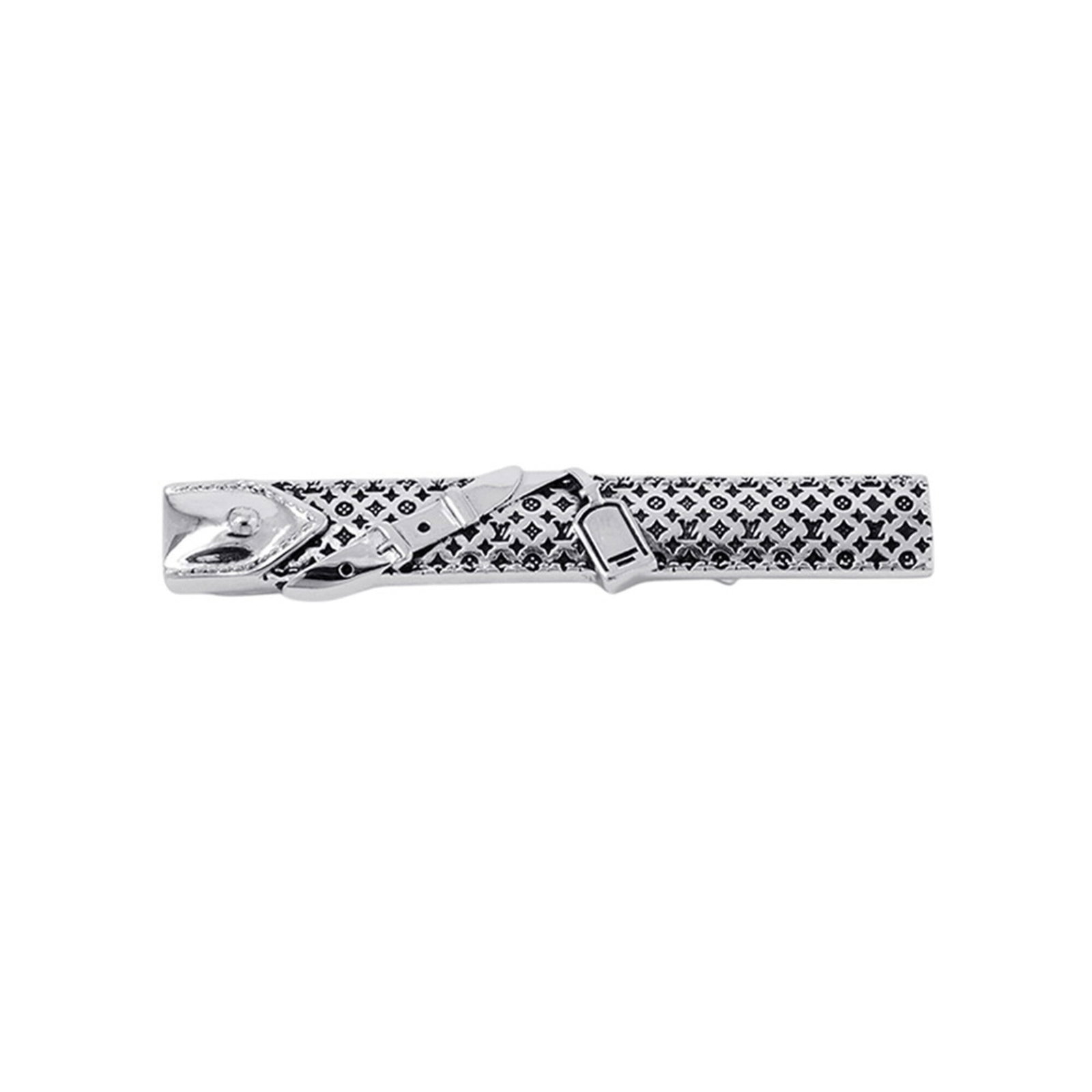 Tie pin silver 925 from Louis Vuitton: Tie pin silver 925 from Louis Vuitton Silver tie pin from Louis Vuitton, made from high-quality silver 925 material. This elegant accessory bears the signature of the renowned fashion brand and featur