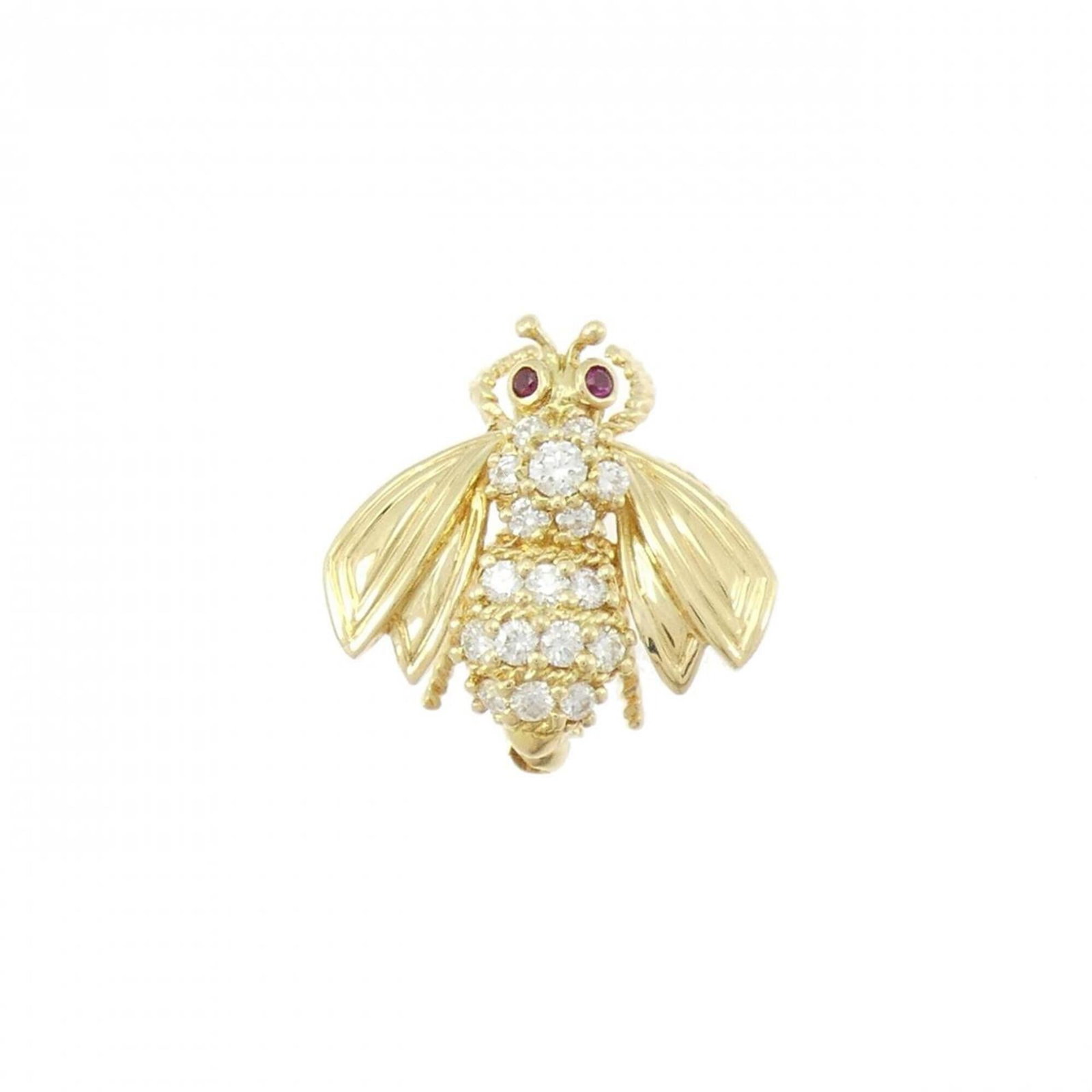 Tiffany Brooch Yellow Gold (18K): Tiffany Brooch Yellow Gold (18K) Tiffany's iconic yellow gold brooch boasts a classic design, measuring 19.1cm x 19.3cm in size. With a few traces of usage visible, this piece still shines with its or