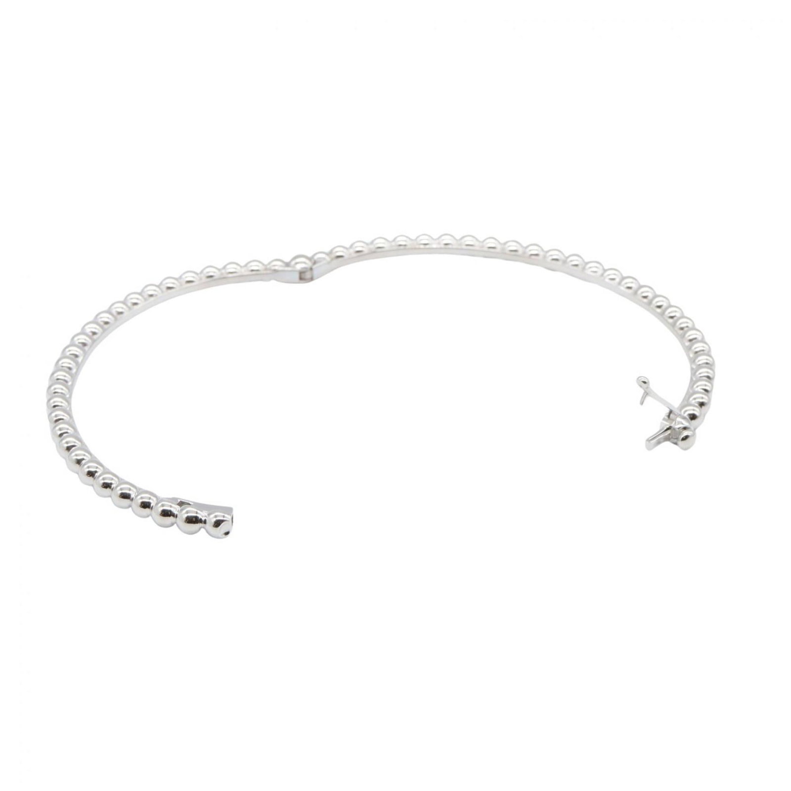 Van Cleef Arpels White Gold Bangle - 4