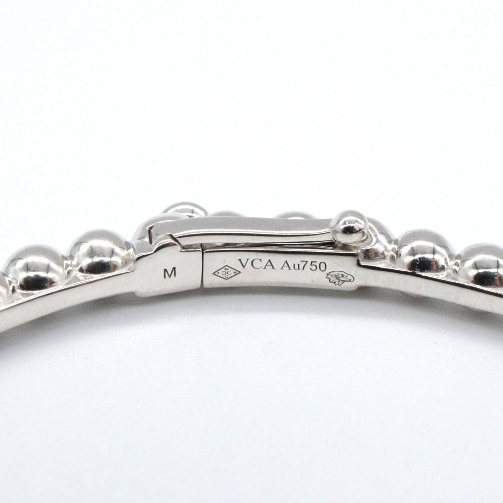 Van Cleef Arpels White Gold Bangle - 5