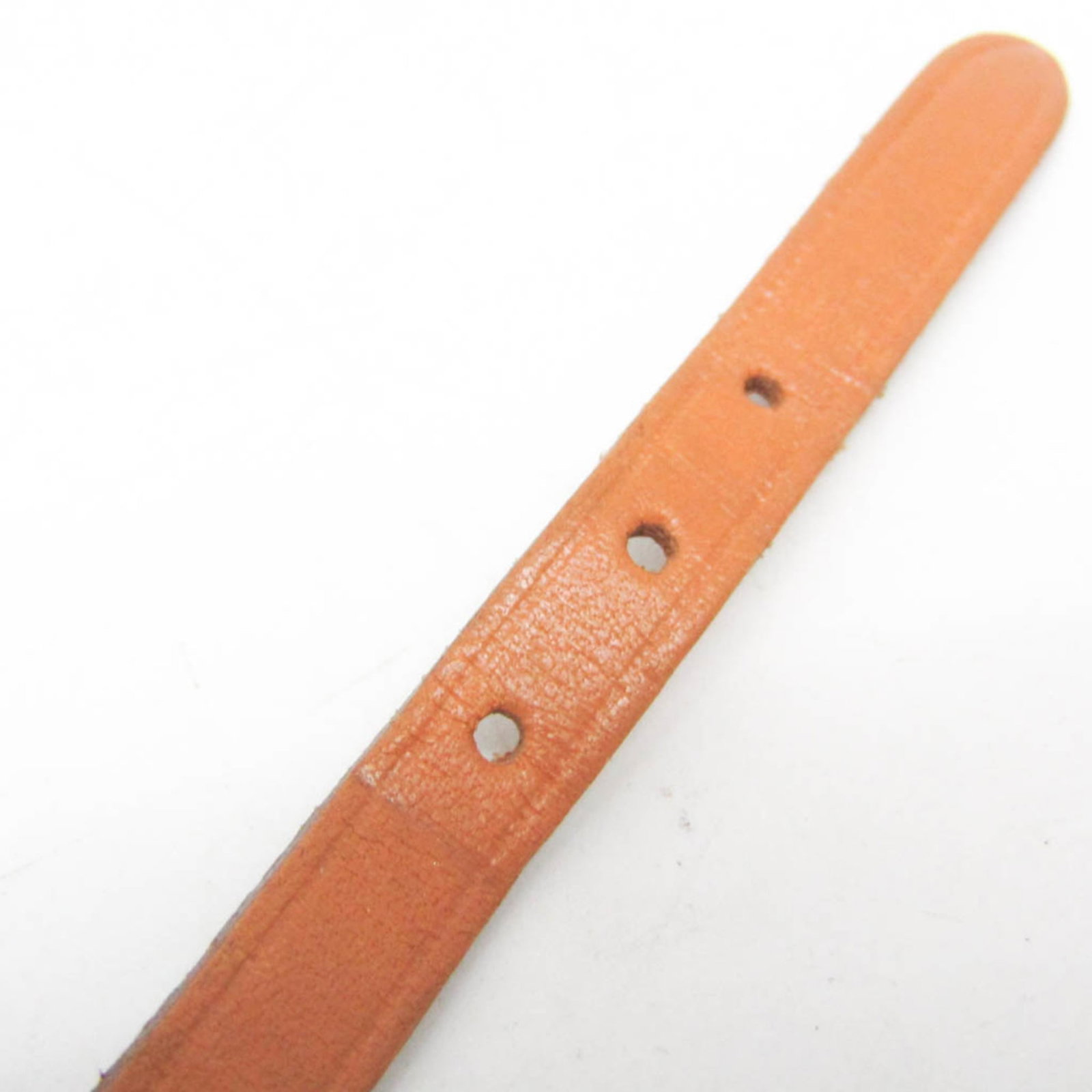 Metal leather bangle Hermes - 5