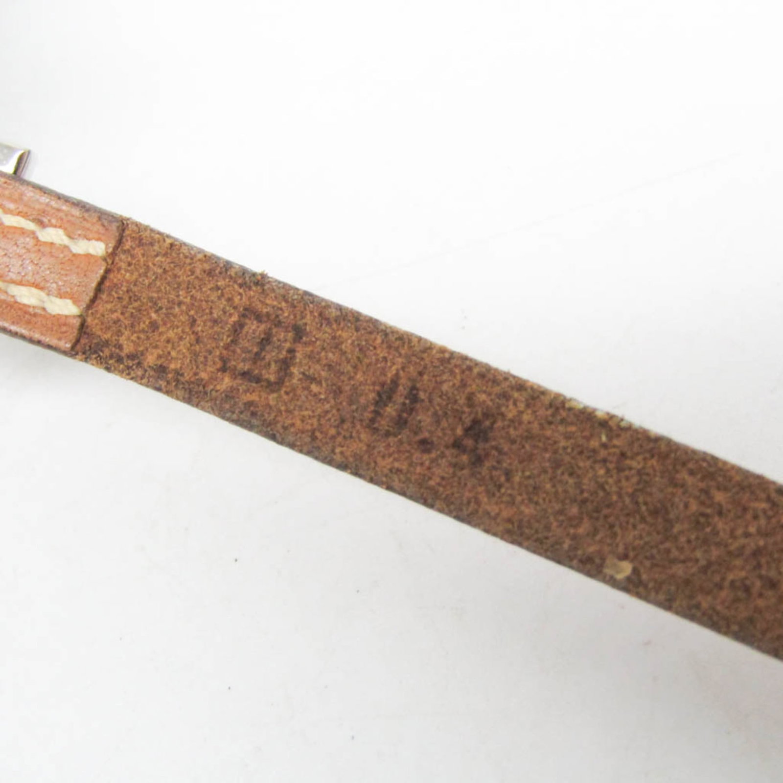 Metal leather bangle Hermes - 7
