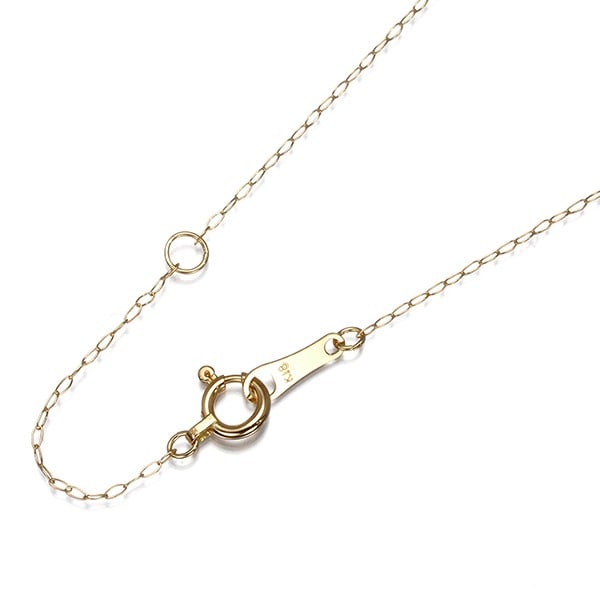 Oval chain link necklace yellow gold 40cm 18k 750 (1 of 3)