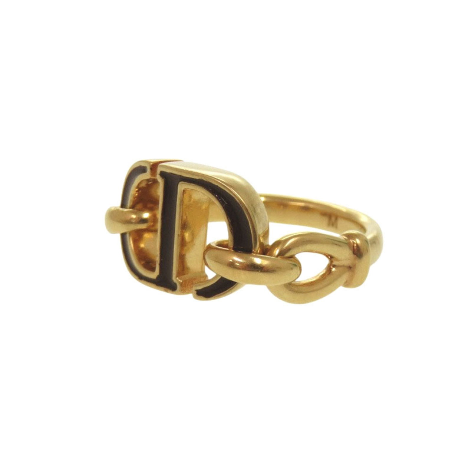 Christian Dior Band Ring Gold Plating: Christian Dior Band Ring Gold Plating Christian Dior Band Ring Gold Plating features a sleek and sophisticated design, showcasing the luxury brand's signature style. The gold plating material adds a