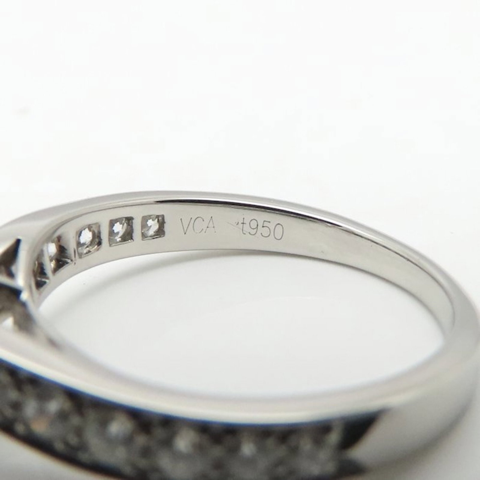 Band platinum ring van cleef arpels - 8