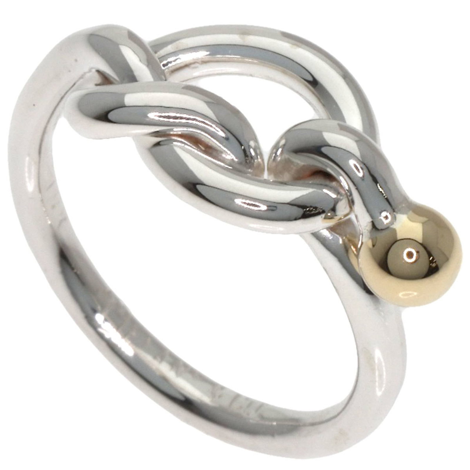 Yellow Gold Tiffany Silver Band Ring 18K: Yellow Gold Tiffany Silver Band Ring 18K 18K Yellow Gold and Silver Band Ring in a luxurious Tiffany setting, offering a striking combination of warm tones. This high-quality ring features a silver
