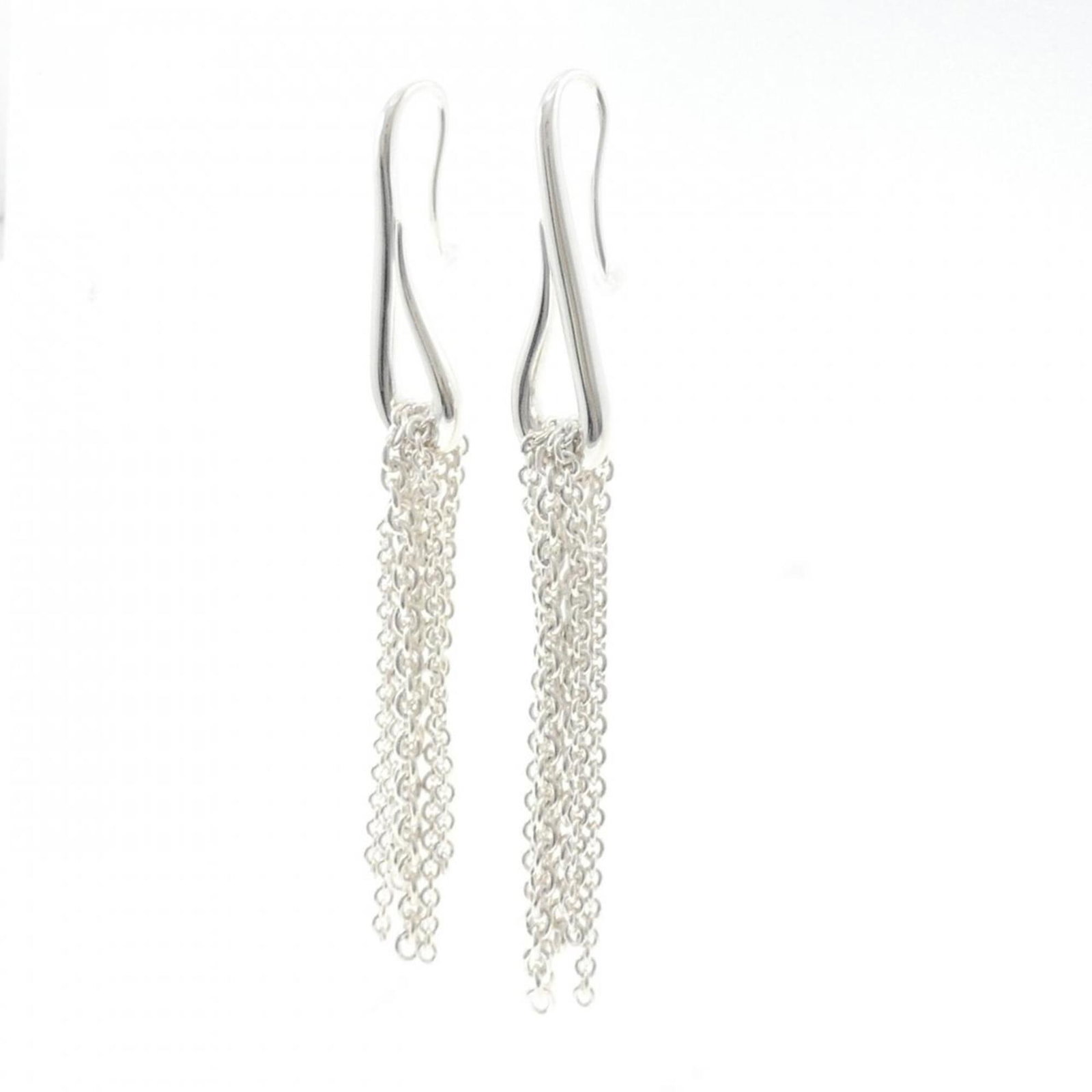 Hermes 925 Silver Earrings Stud - 2