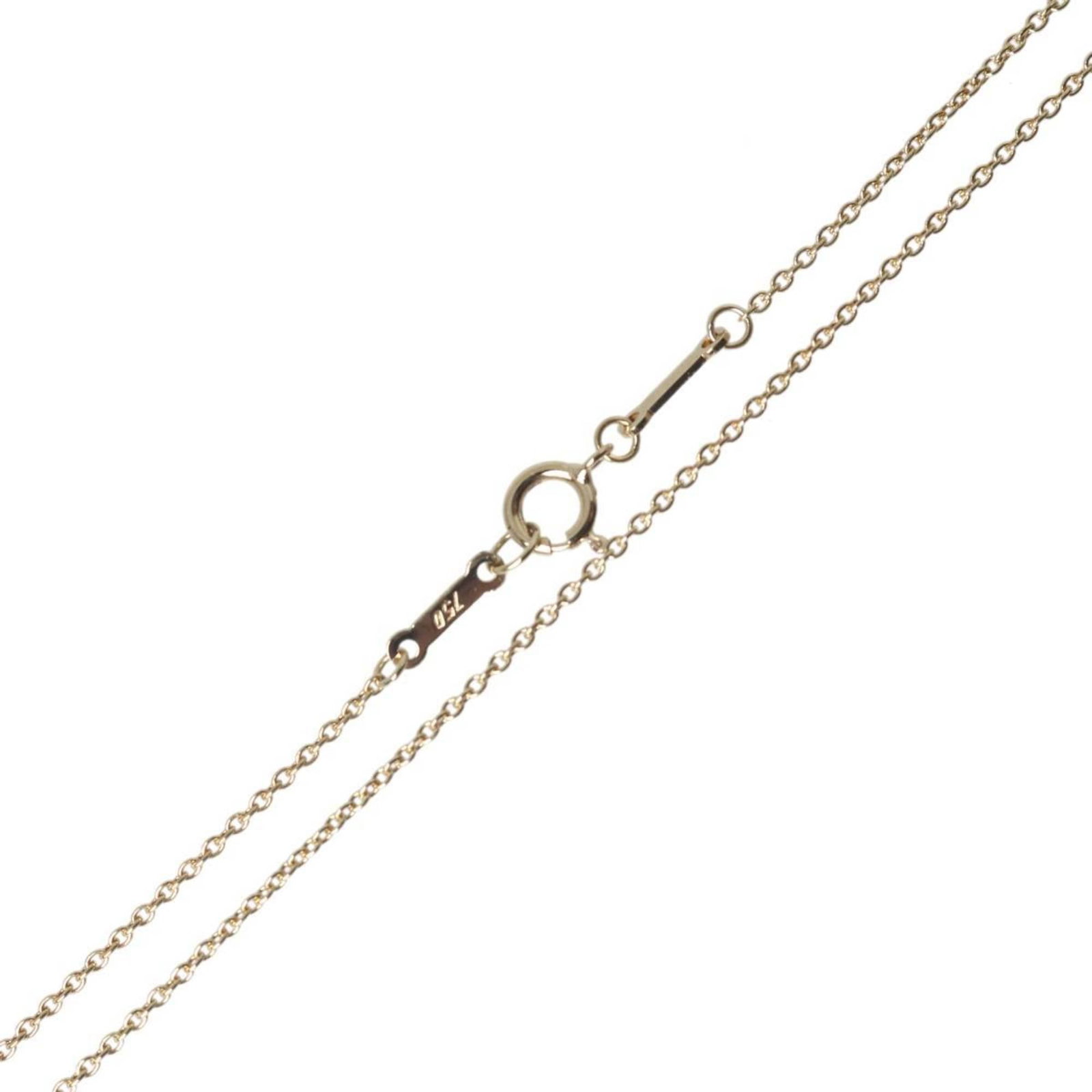 Tiffany & Co. Necklace Chain Gold 18K 750 40.5Cm 1.7G: Tiffany & Co. Necklace Chain Gold 18K 750 40.5Cm 1.7G Tiffany & Co. Necklace Chain Gold 18K 750 40.5Cm 1.7G - A luxurious gold necklace chain from the renowned Tiffany brand, featuring a 40.5 cm