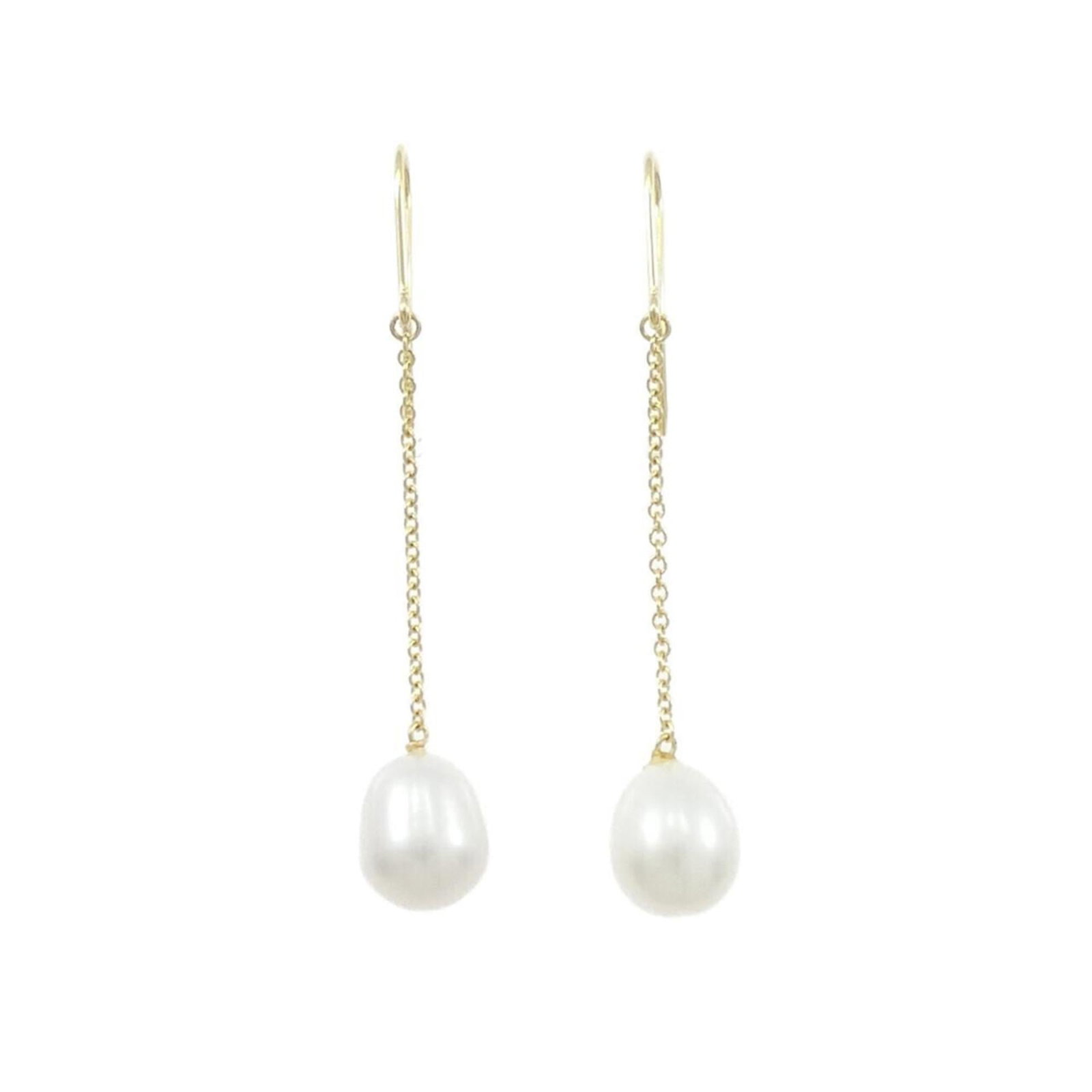 Yellow Gold Tiffany Drop Earrings 18K: Yellow Gold Tiffany Drop Earrings 18K Yellow Gold Tiffany Drop Earrings 18K are crafted from high-quality 18K yellow gold, offering a luxurious touch to any outfit. Measuring 37.30mm in height and 8.0