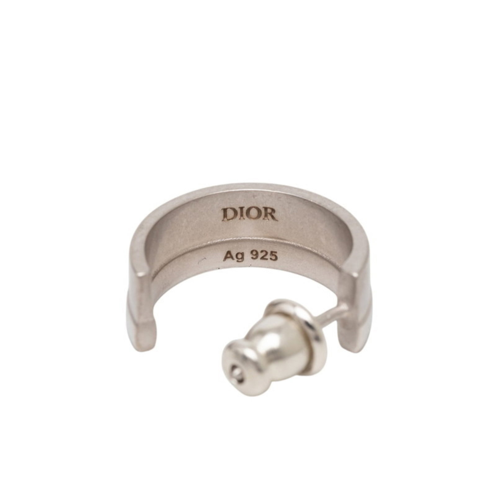 Dior Stud Earrings Silver 925 - 3