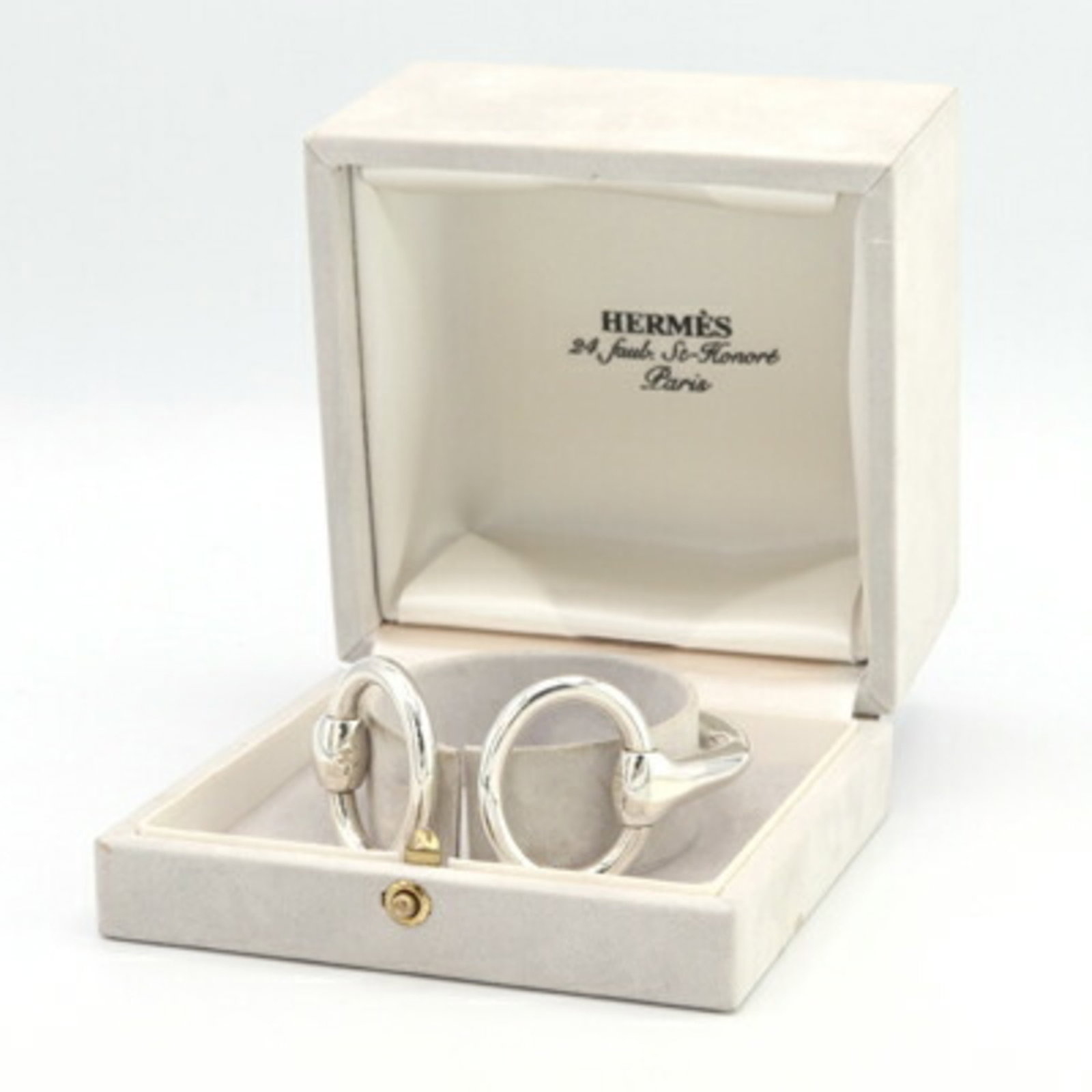 Sterling silver bangle Hermes. - 9