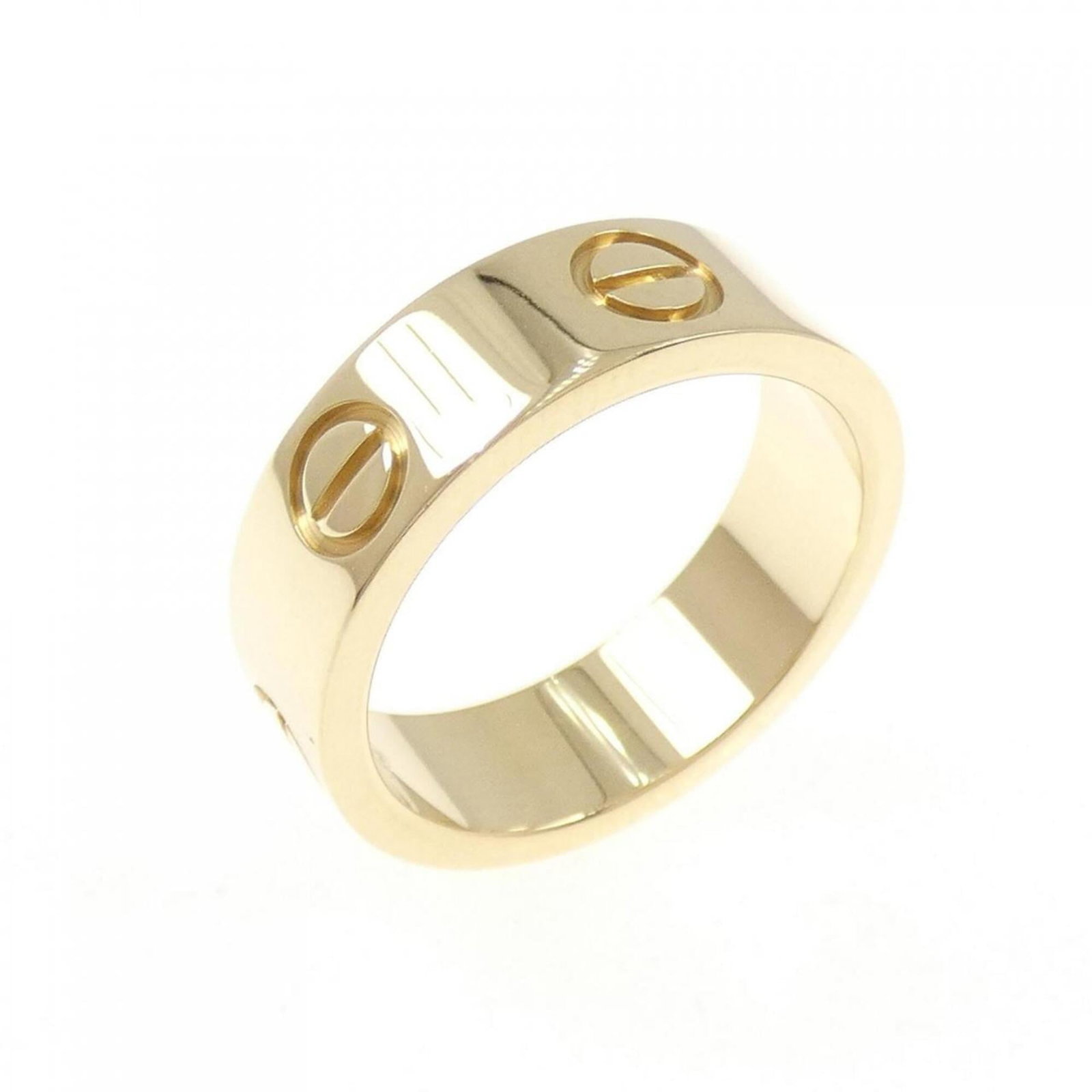 Yellow Gold Ring 18K Cartier: Yellow Gold Ring 18K Cartier 18K Yellow Gold Cartier Band Ring in excellent condition, featuring the iconic style of this luxury brand. With its subtle yellow gold tone and refined design, this ring