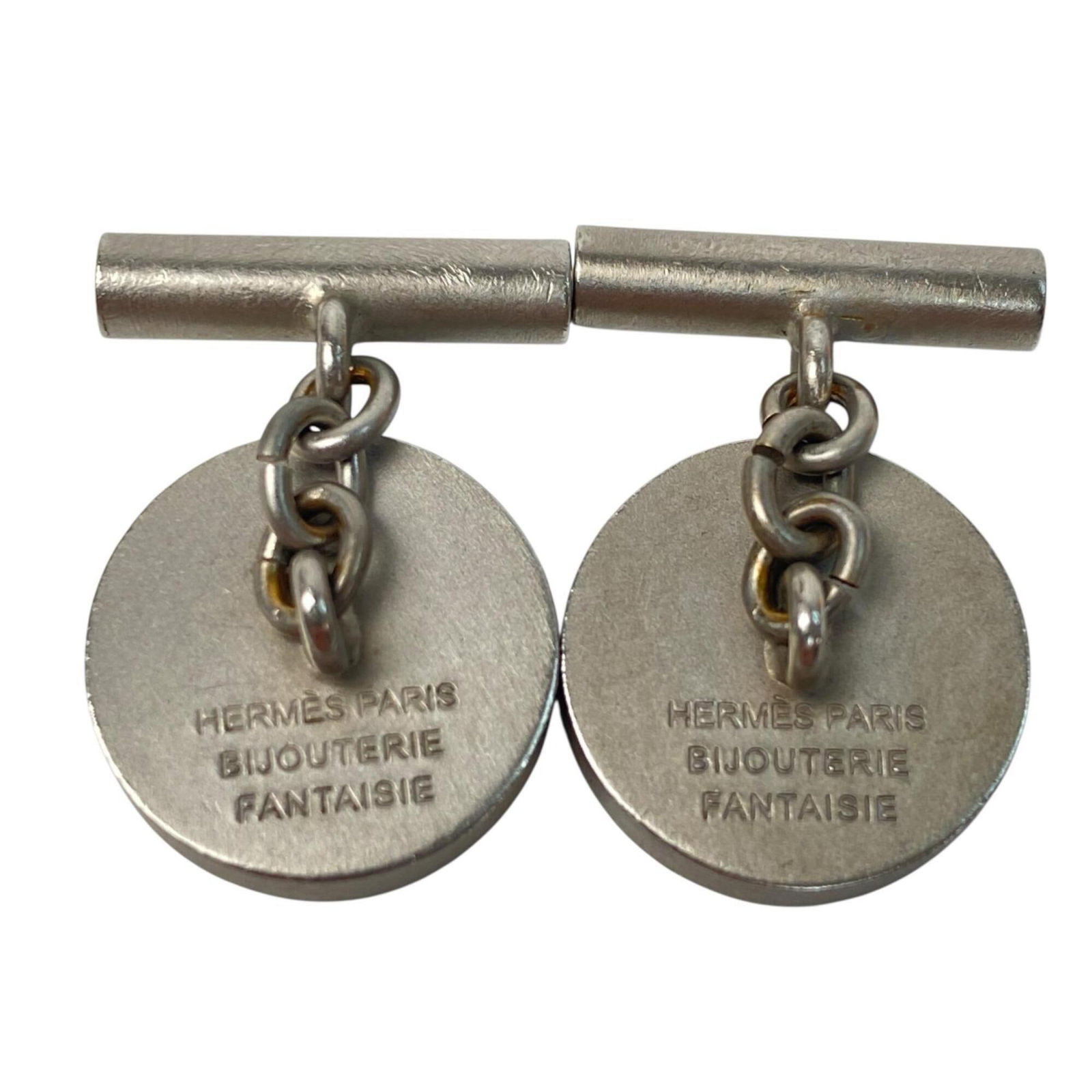 Cufflinks Gold Plating Shell Hermes - 2