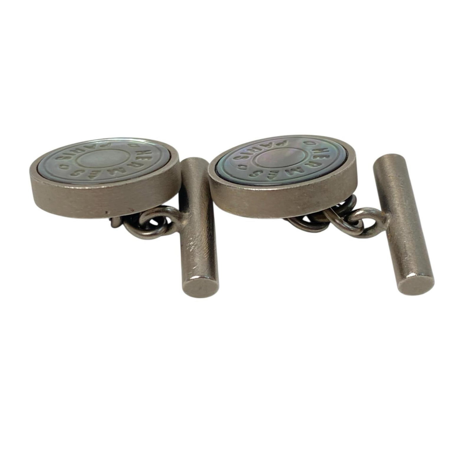 Cufflinks Gold Plating Shell Hermes - 3