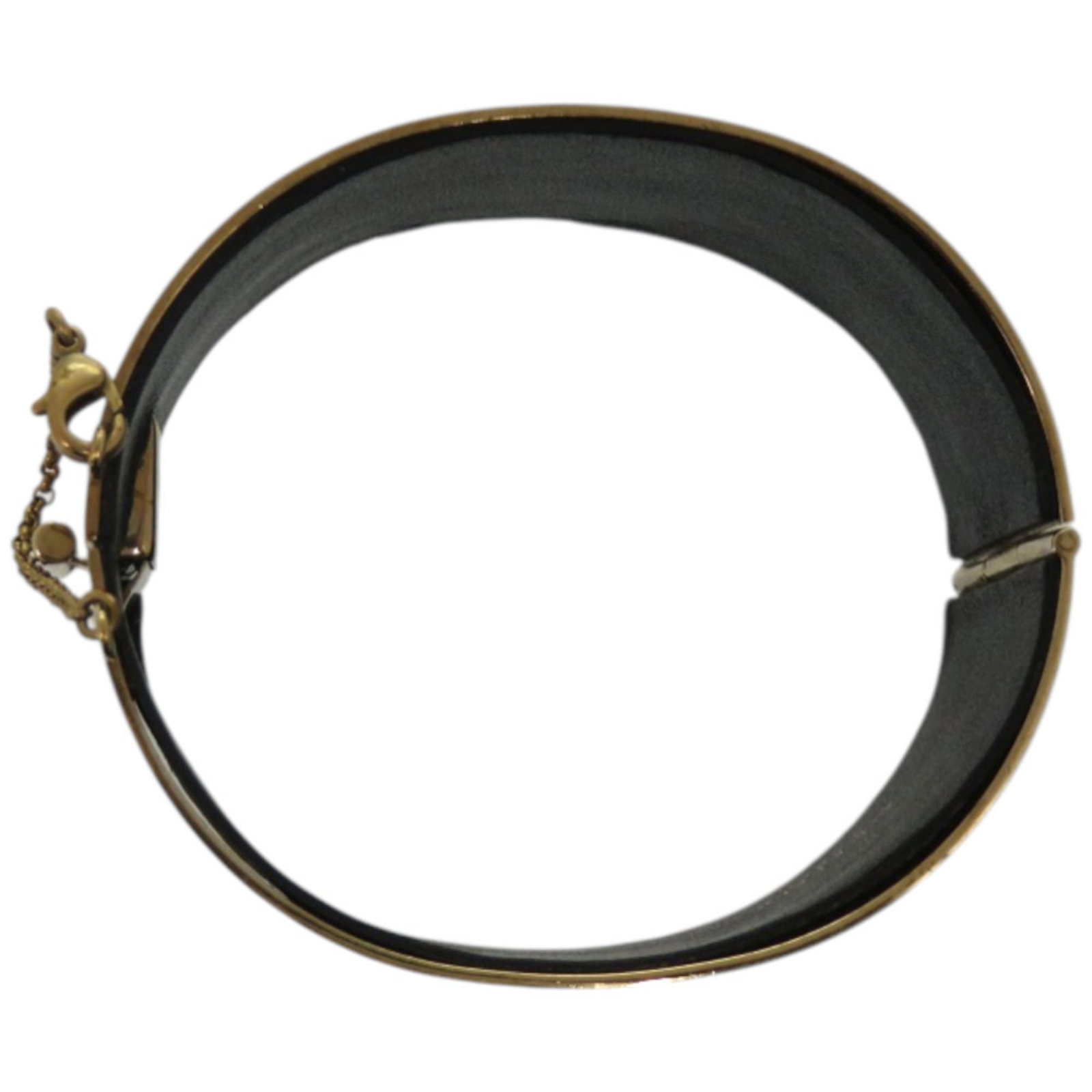 Celine Bangle Leather Metal - 3