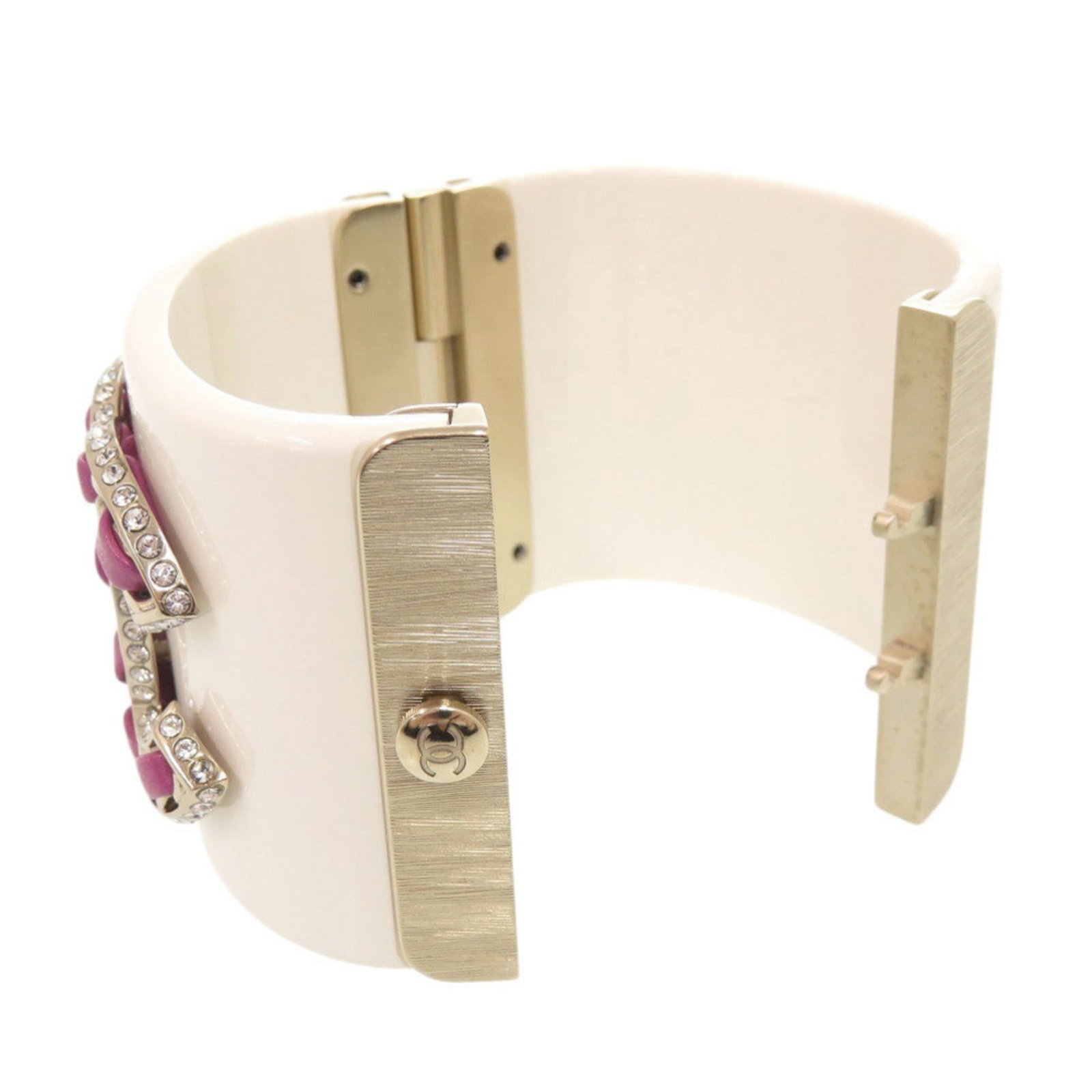 Metal Plastic Chanel Bangle - 5
