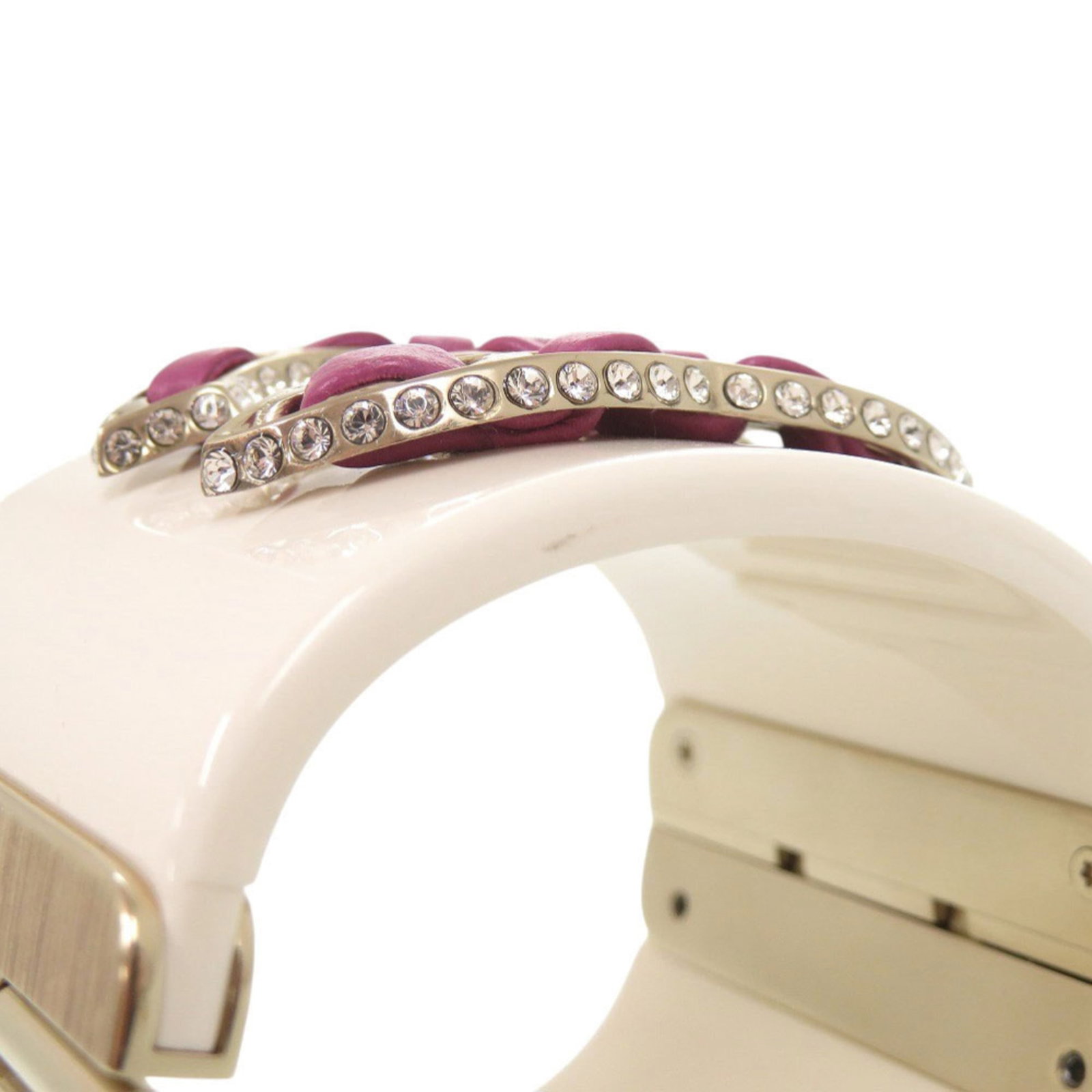Metal Plastic Chanel Bangle - 9