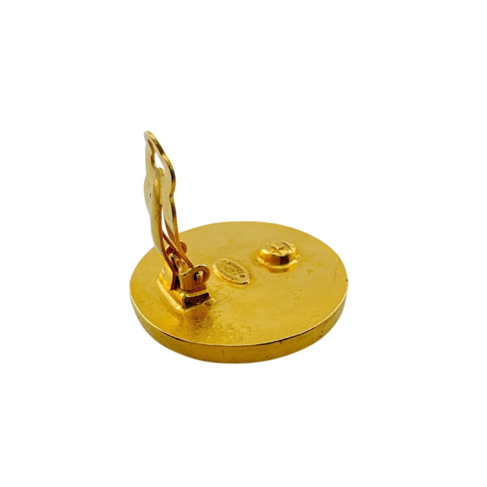 Coco Mark Chanel Gold Single Only Earring - 2