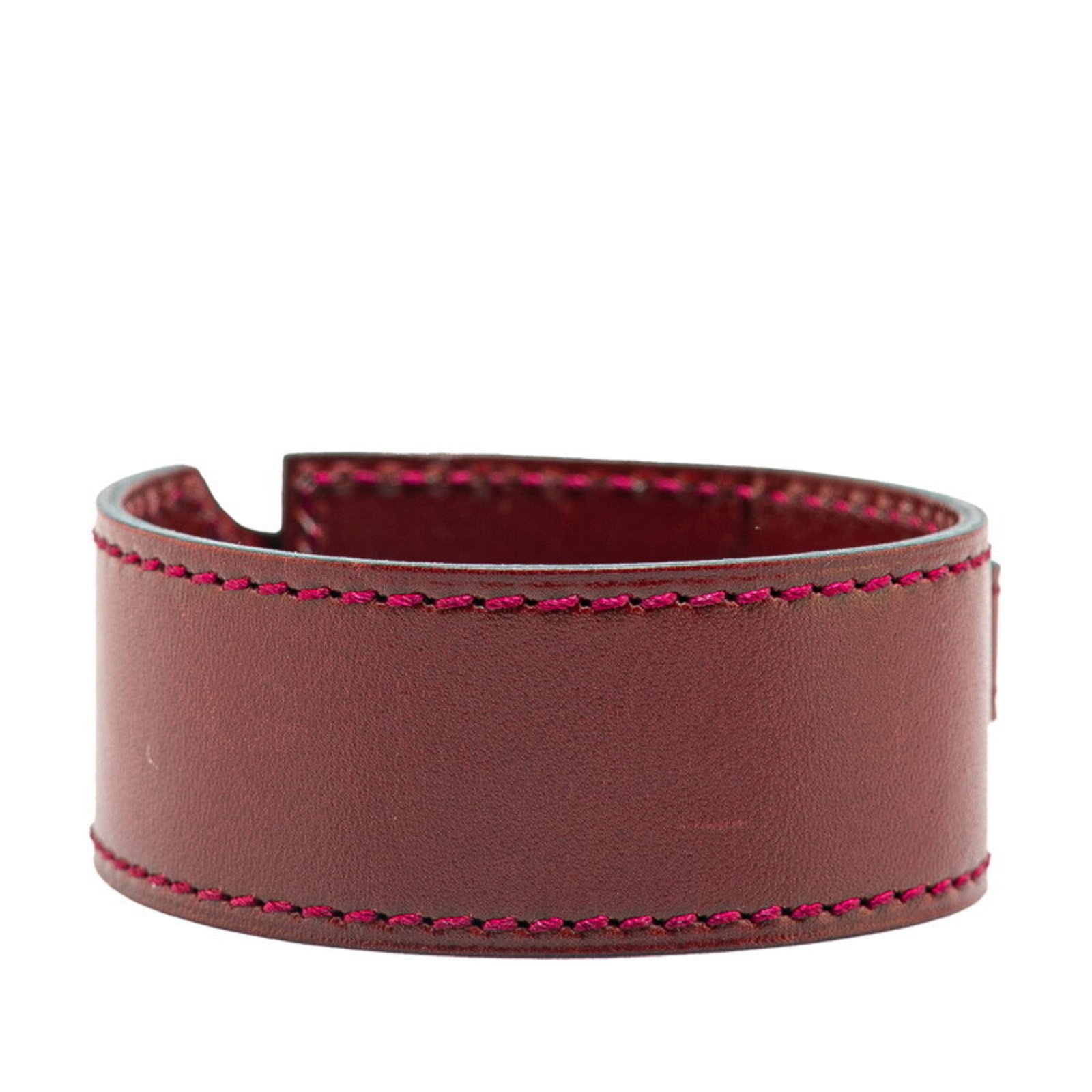Calf Leather Hermes Box Bangle - 3