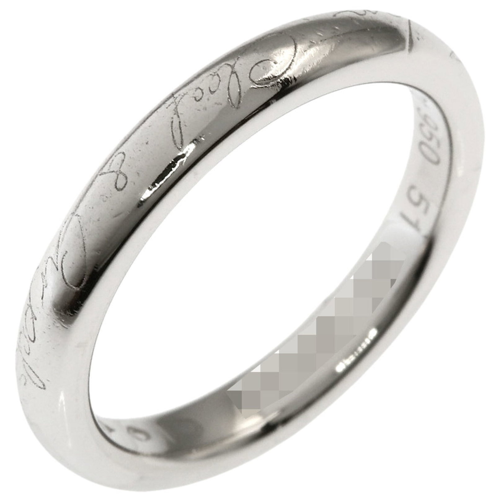 Band platinum ring van cleef arpels - 2