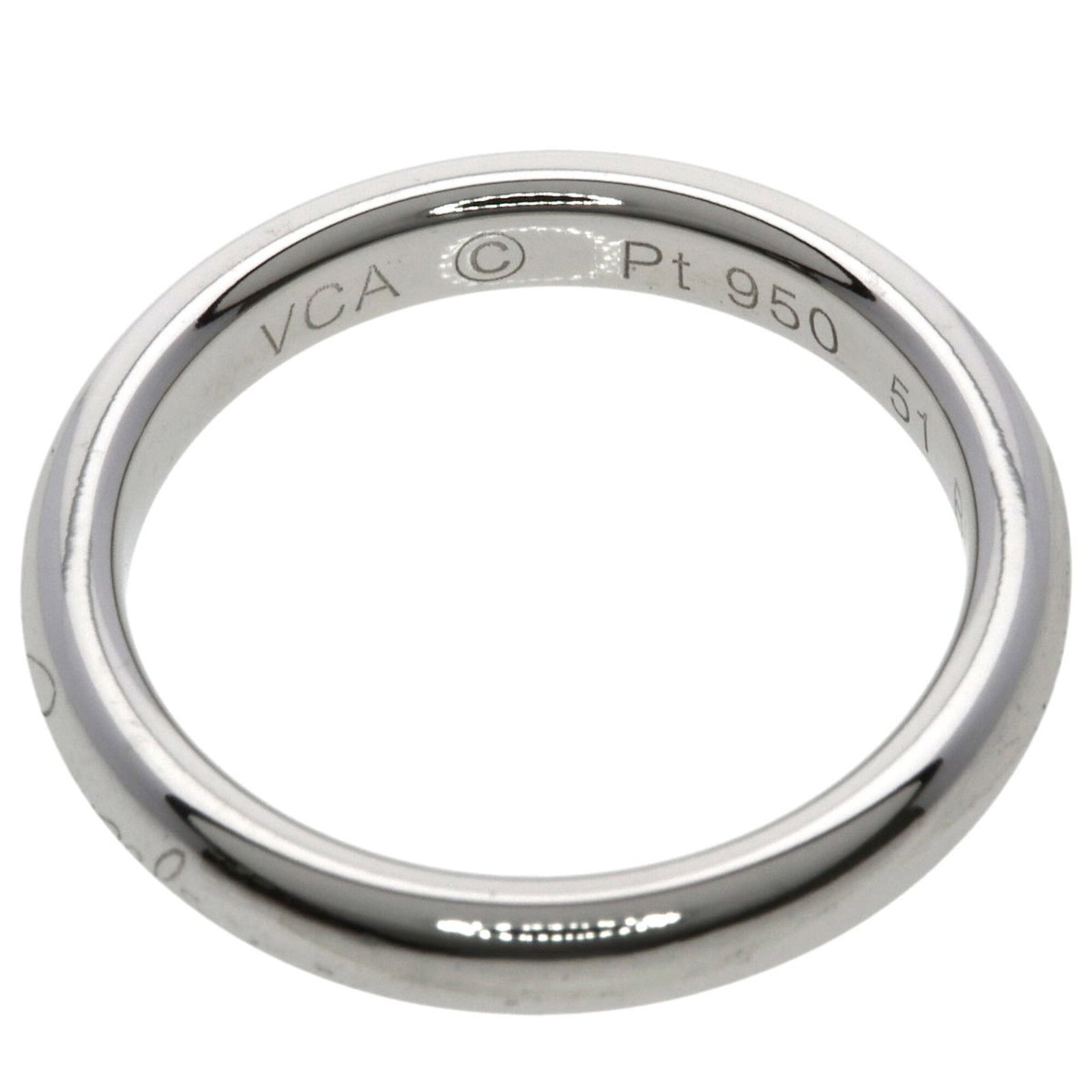 Band platinum ring van cleef arpels - 4