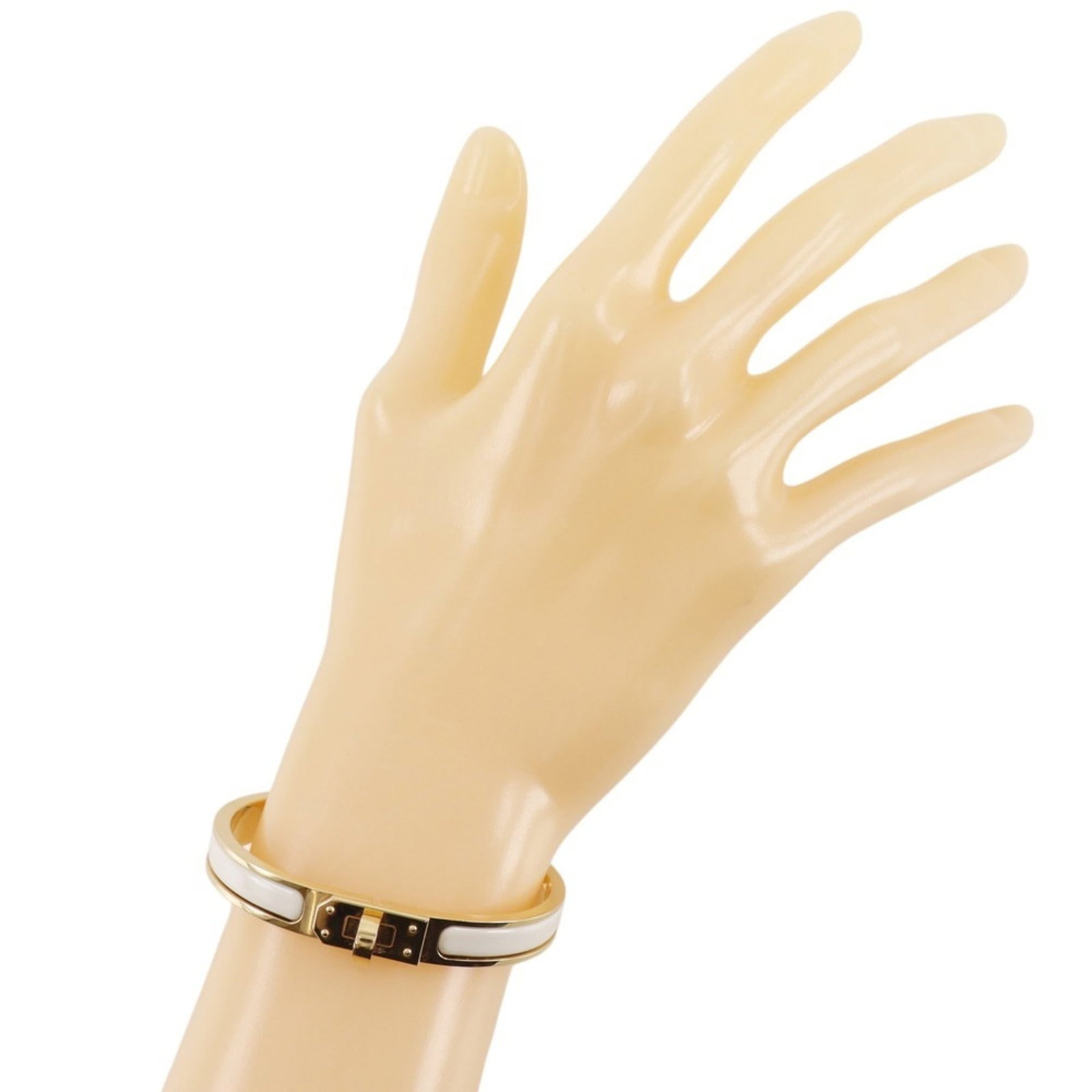 Hermes Bangle Enamel Gold Plating - 2