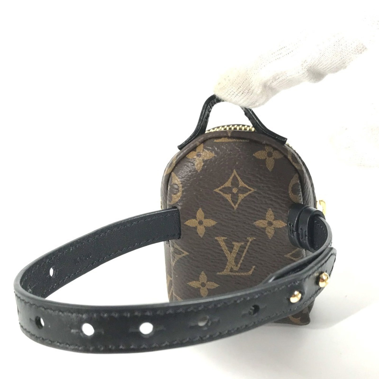 Leather Monogram Louis Vuitton Charm - 3