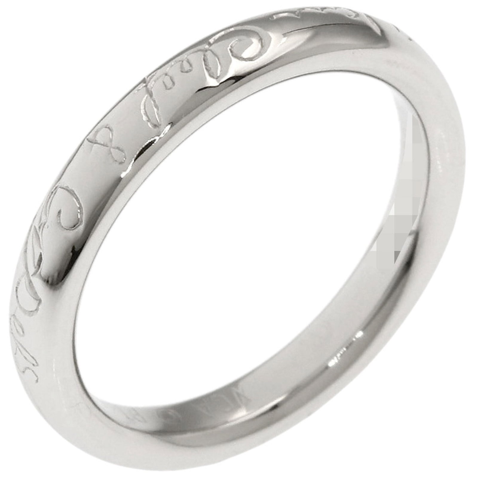 Band platinum ring van cleef arpels - 2