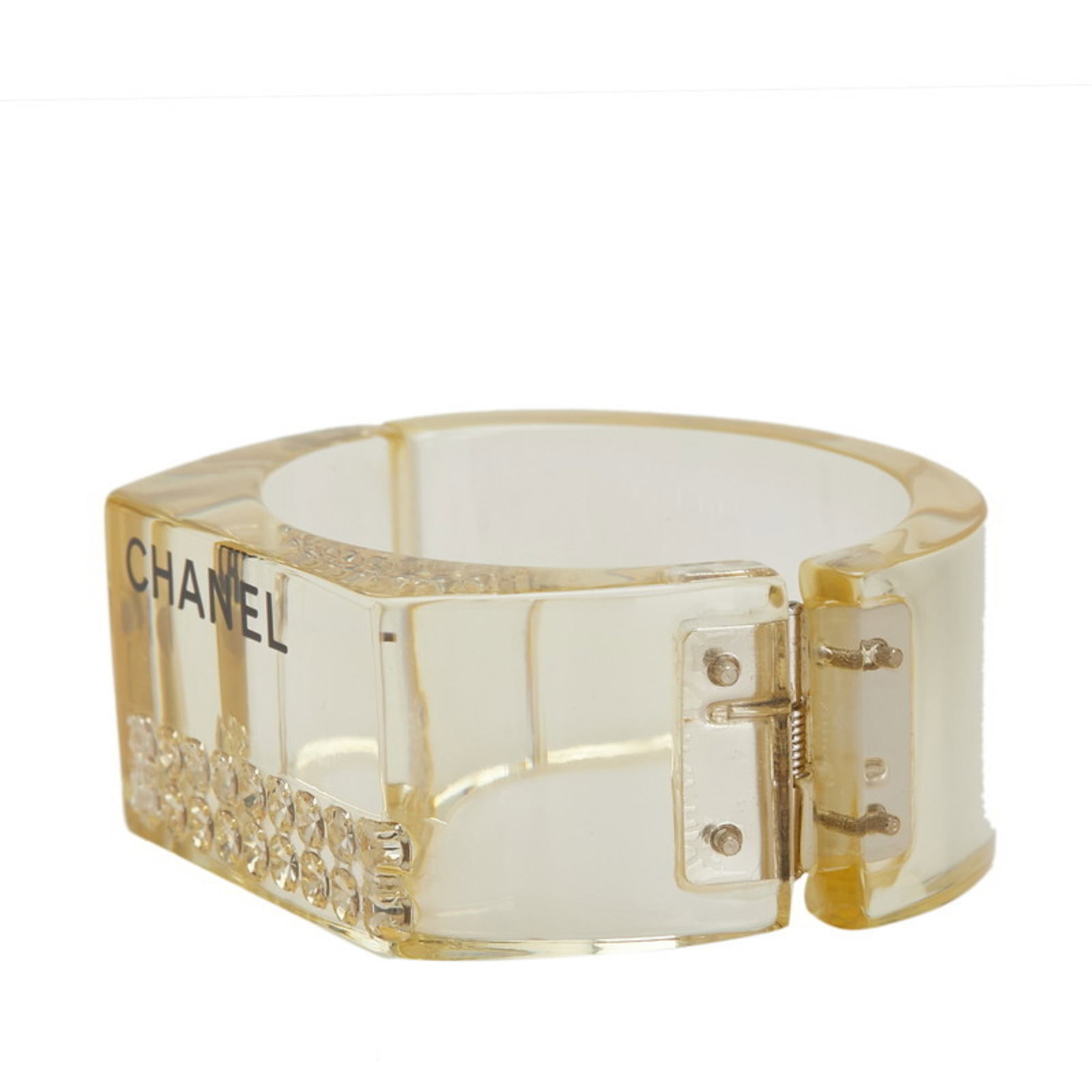 Chanel Bangle Plastic Rhinestone - 2