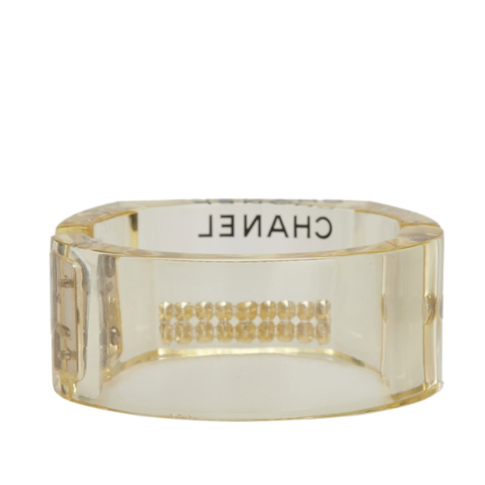 Chanel Bangle Plastic Rhinestone - 3